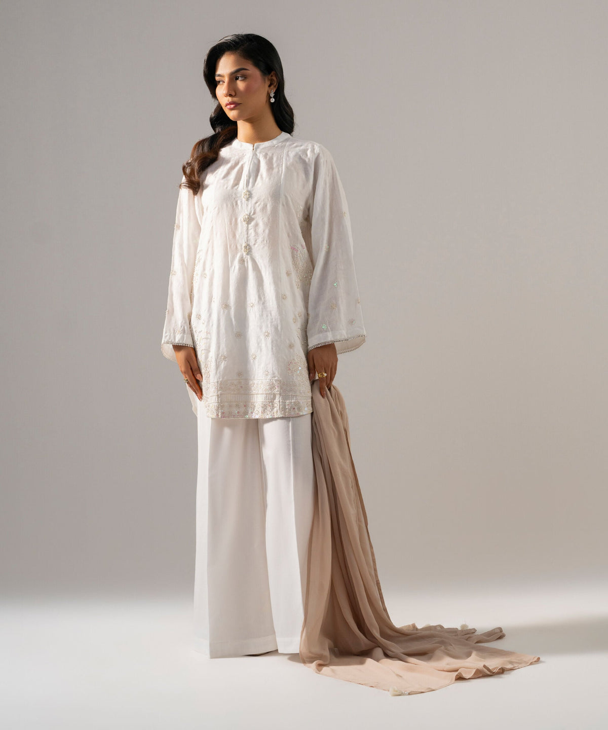 Solid Chiffon Dupatta PRW6SV10251D