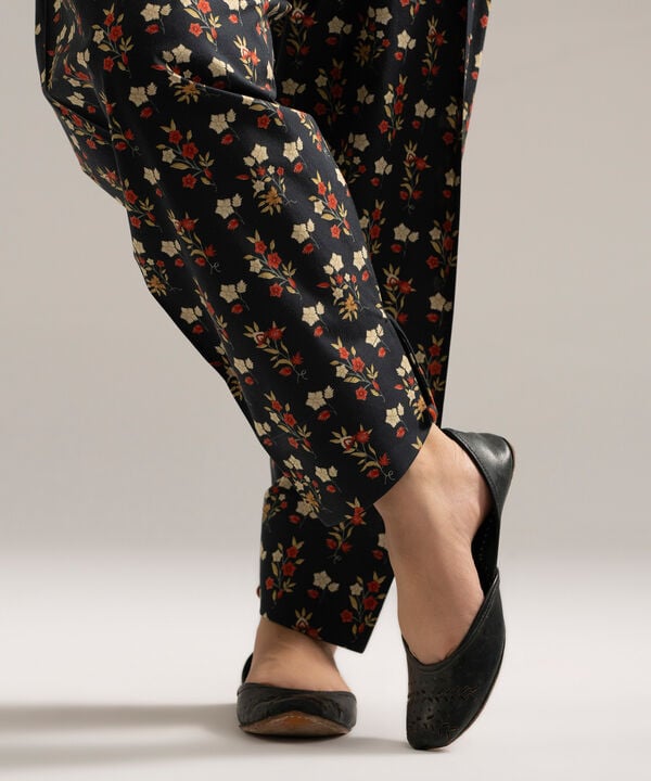 Printed Cambric Skinny Shalwar