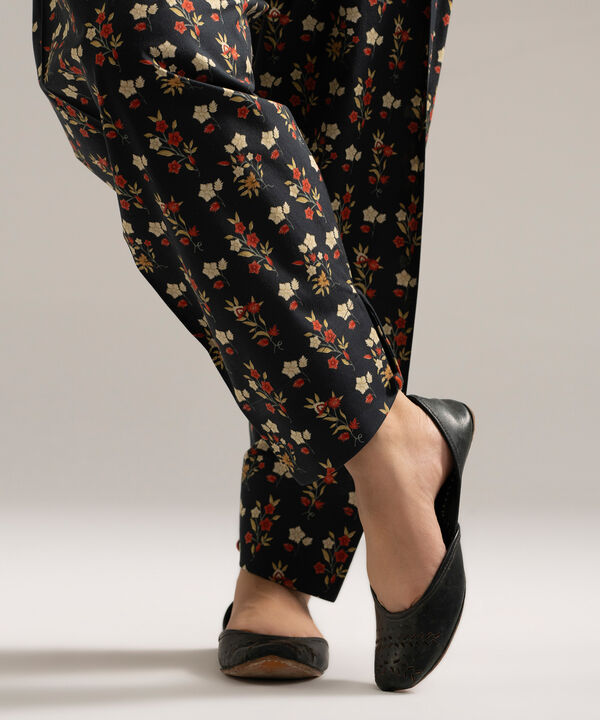 Printed Cambric Skinny Shalwar