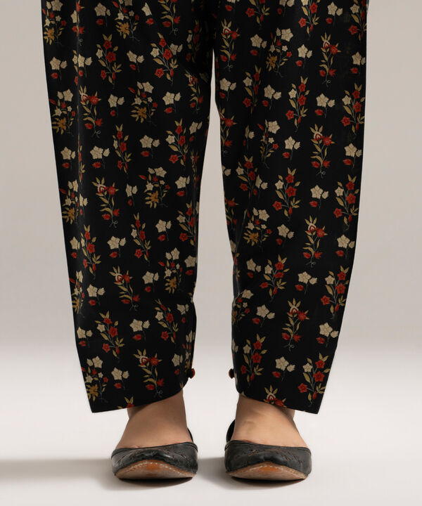 Printed Cambric Skinny Shalwar