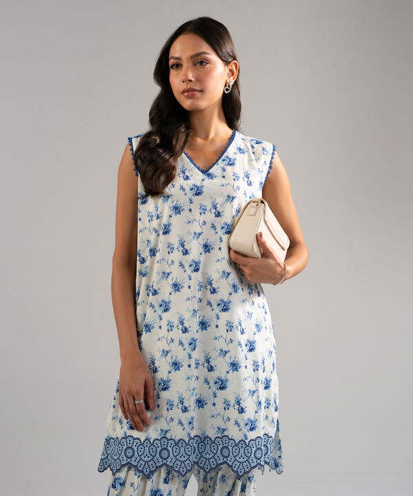 Printed Cotton Viscose Shirt
