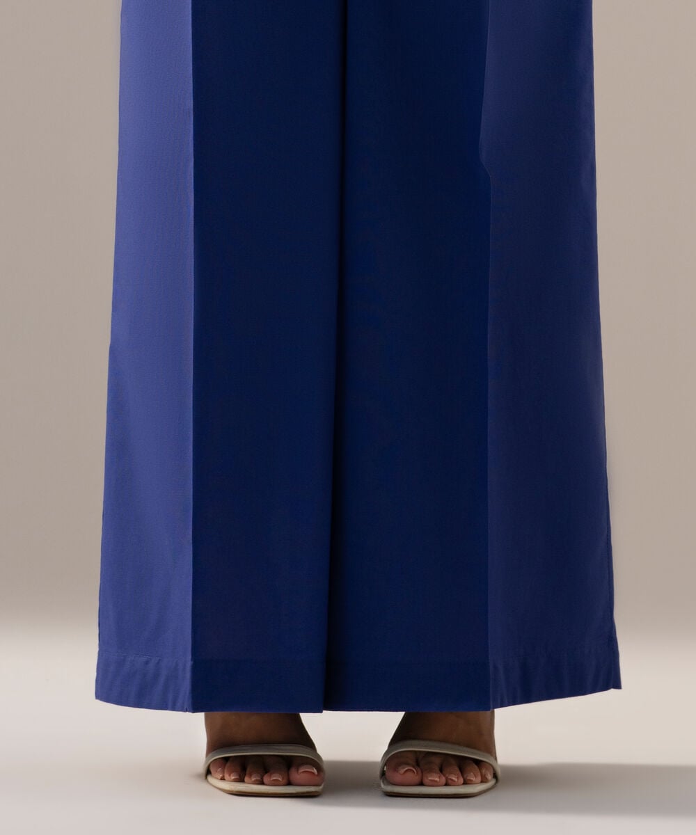 Solid Cambric Flared Pants PRWCAHMV918T