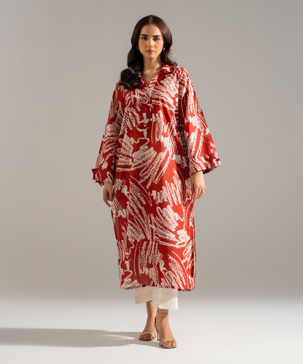 Printed Lawn Shirt PRWCASTV918S