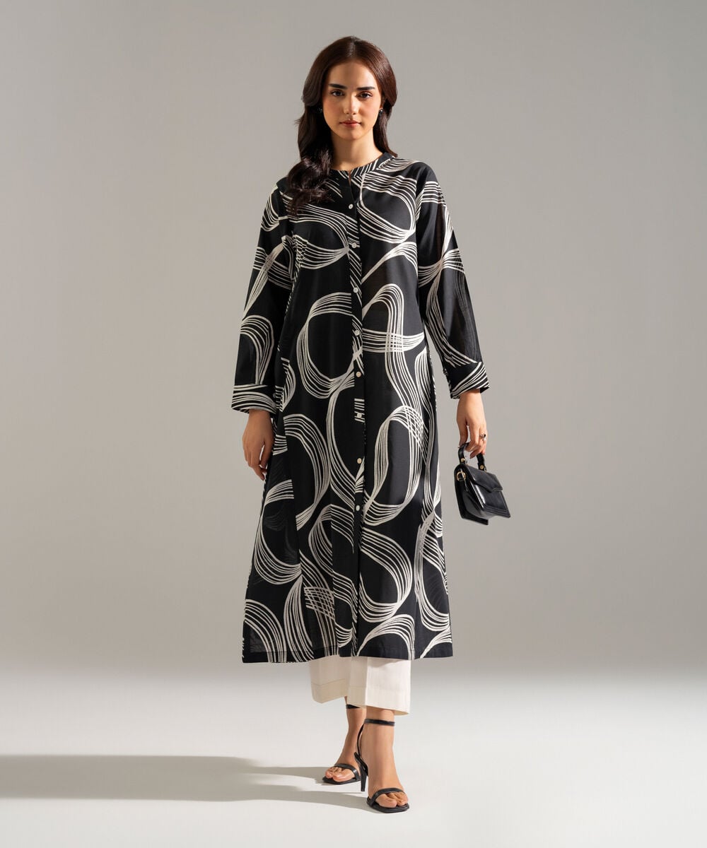 Printed Lawn Shirt PRWCASTV919S