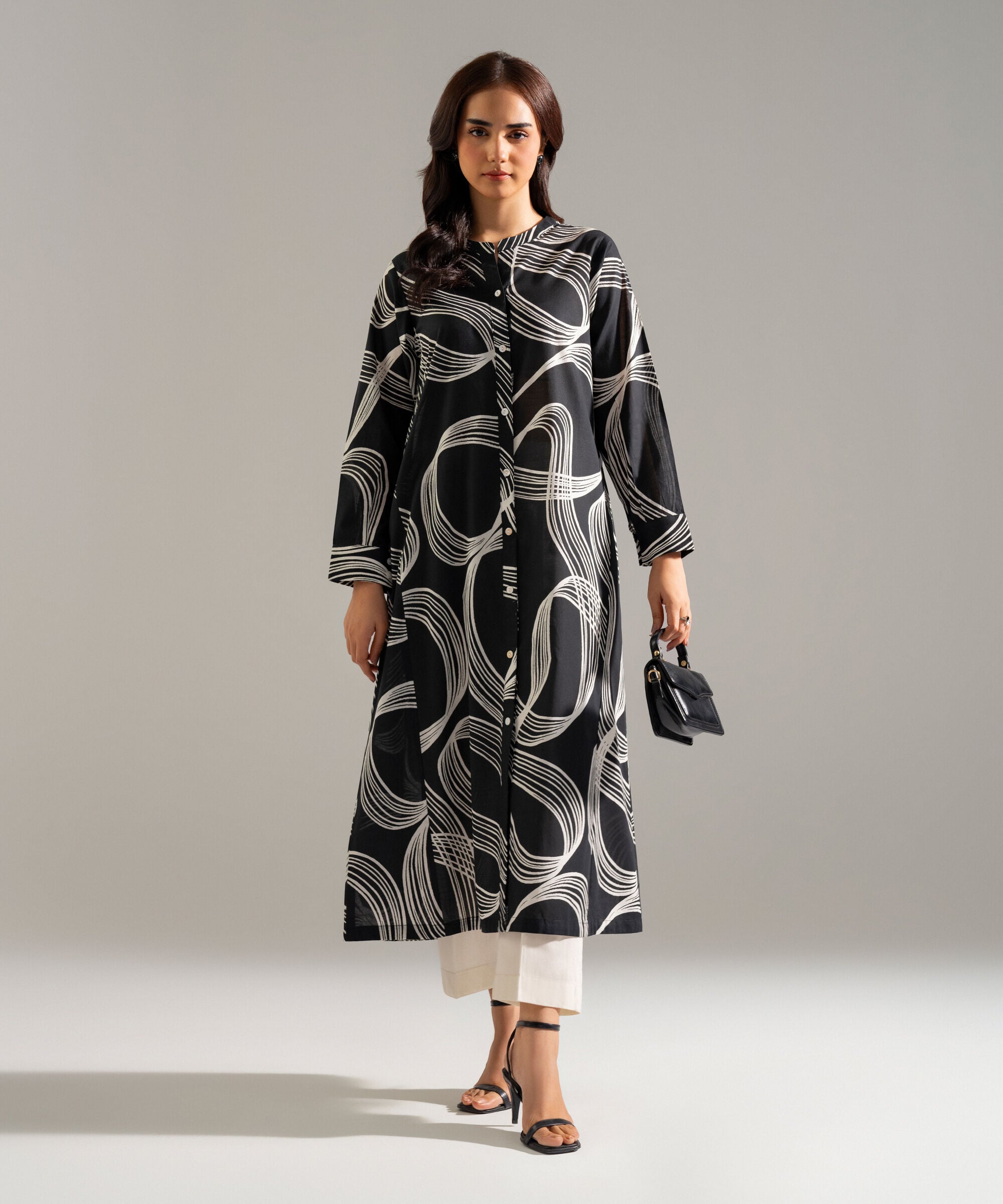 Printed Lawn Shirt PRWCASTV919S