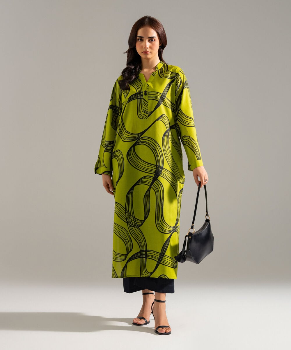 Printed Lawn Shirt PRWCASTV924S