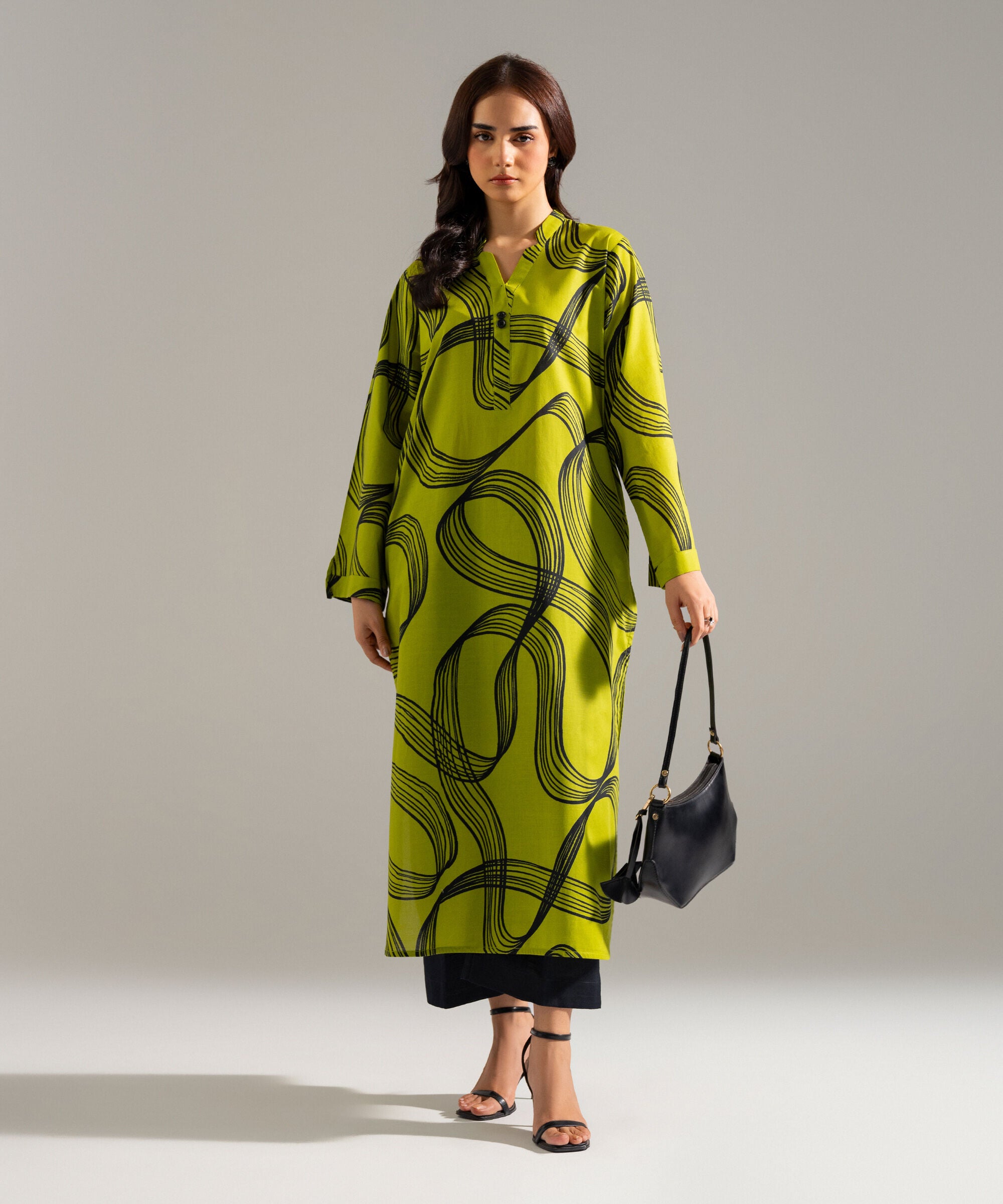 Printed Lawn Shirt PRWCASTV924S