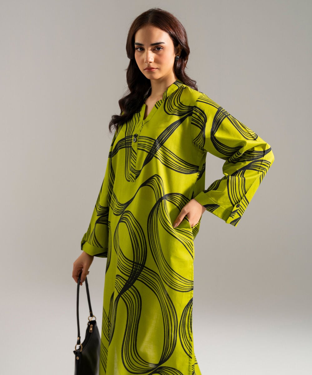 Printed Lawn Shirt PRWCASTV924S