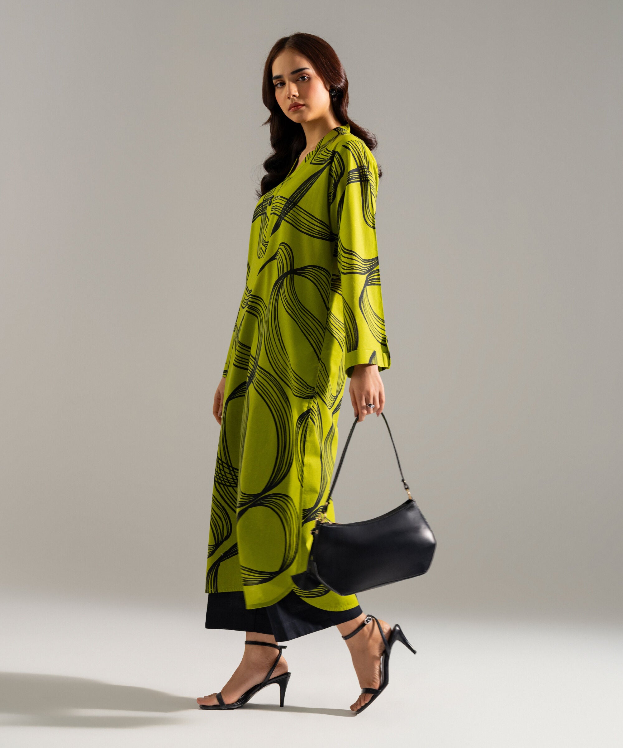 Printed Lawn Shirt PRWCASTV924S