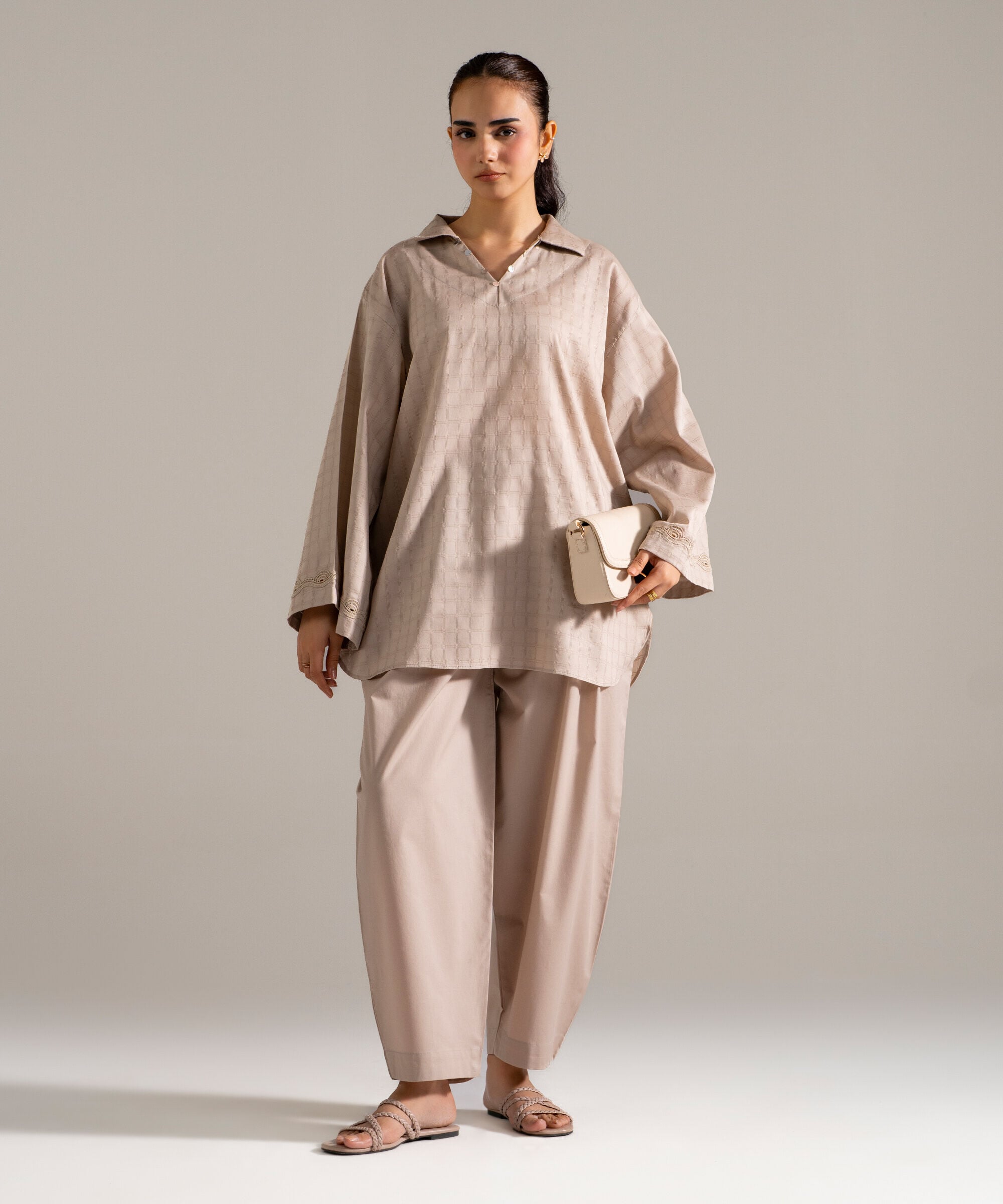 Solid Dobby Shirt PRWCAWMV953S