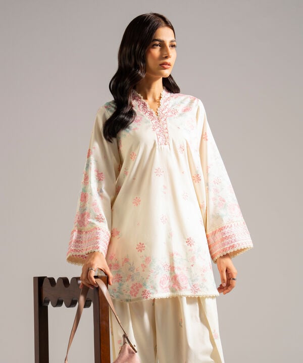 2 Piece - Embroidered Lawn Suit