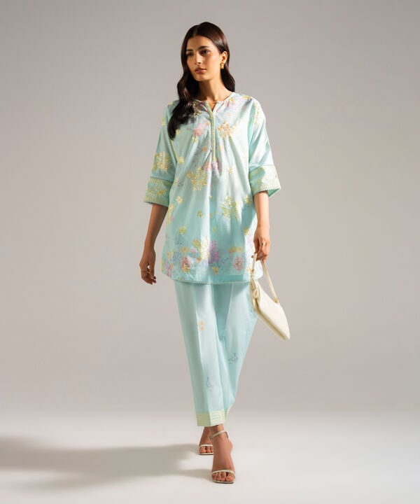 2 Piece - Embroidered Lawn Suit