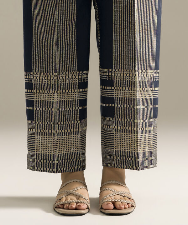 Printed Cambric Straight Pants