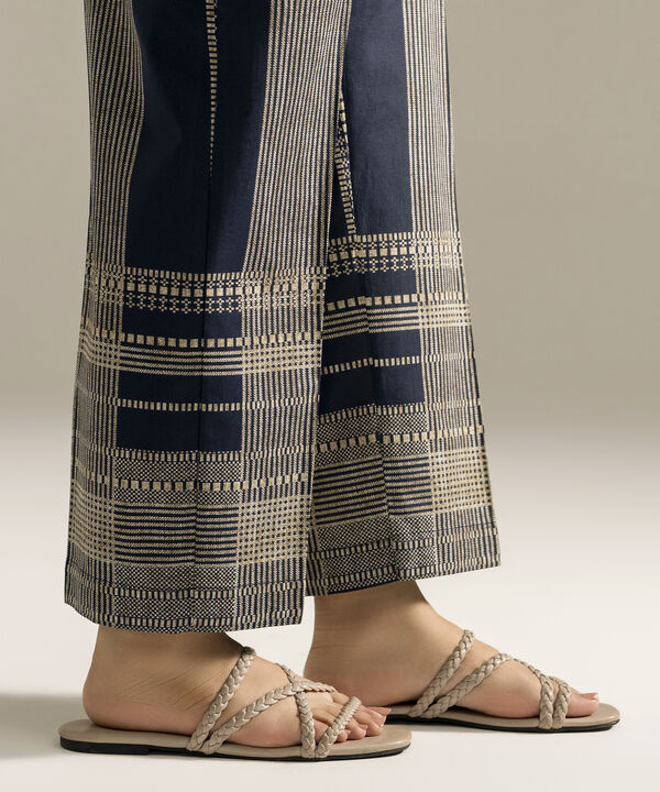 Printed Cambric Straight Pants