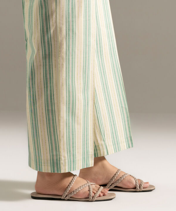Printed Cambric Straight Pants