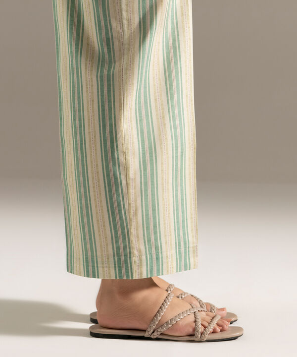 Printed Cambric Straight Pants