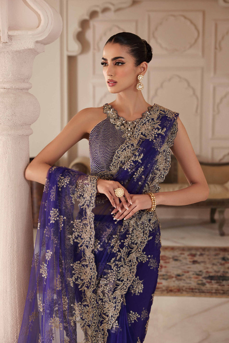 Purple Saree