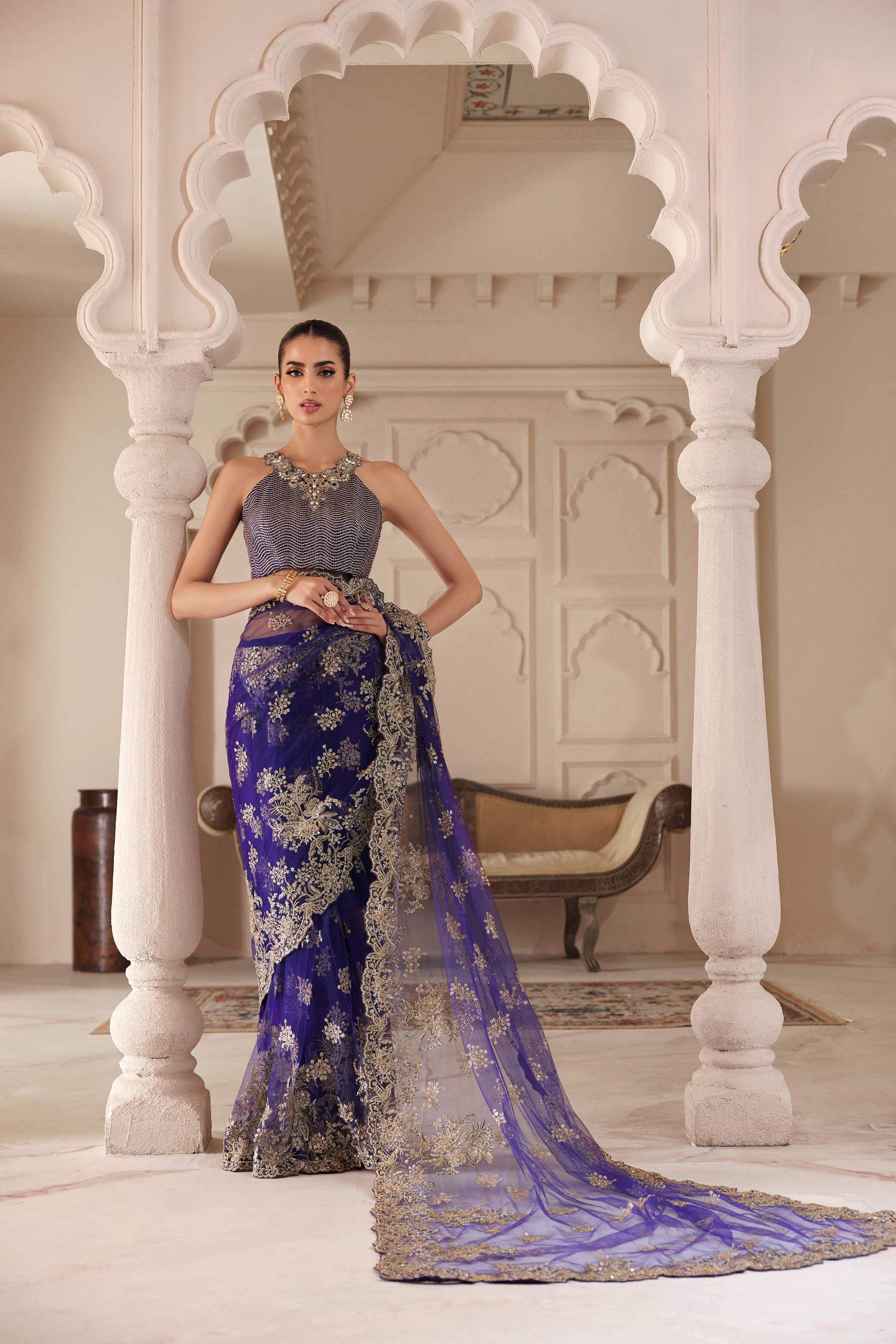 Purple Saree