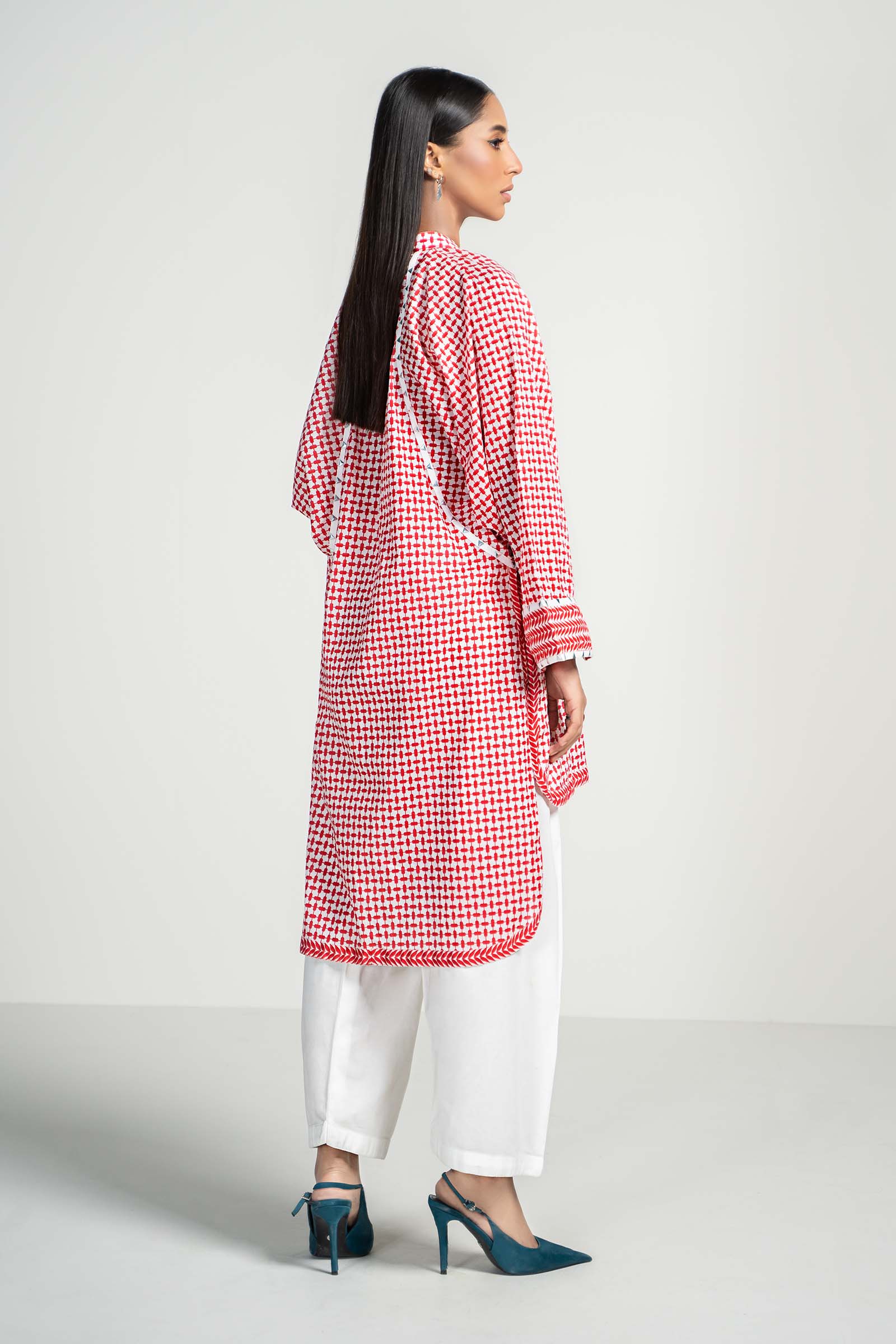 Solid Arabic Khaddar Shirt