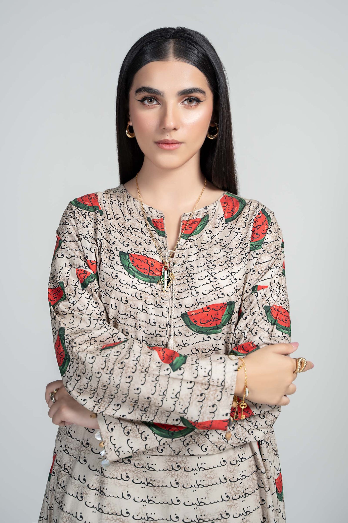 3 Piece Printed Lawn Suit