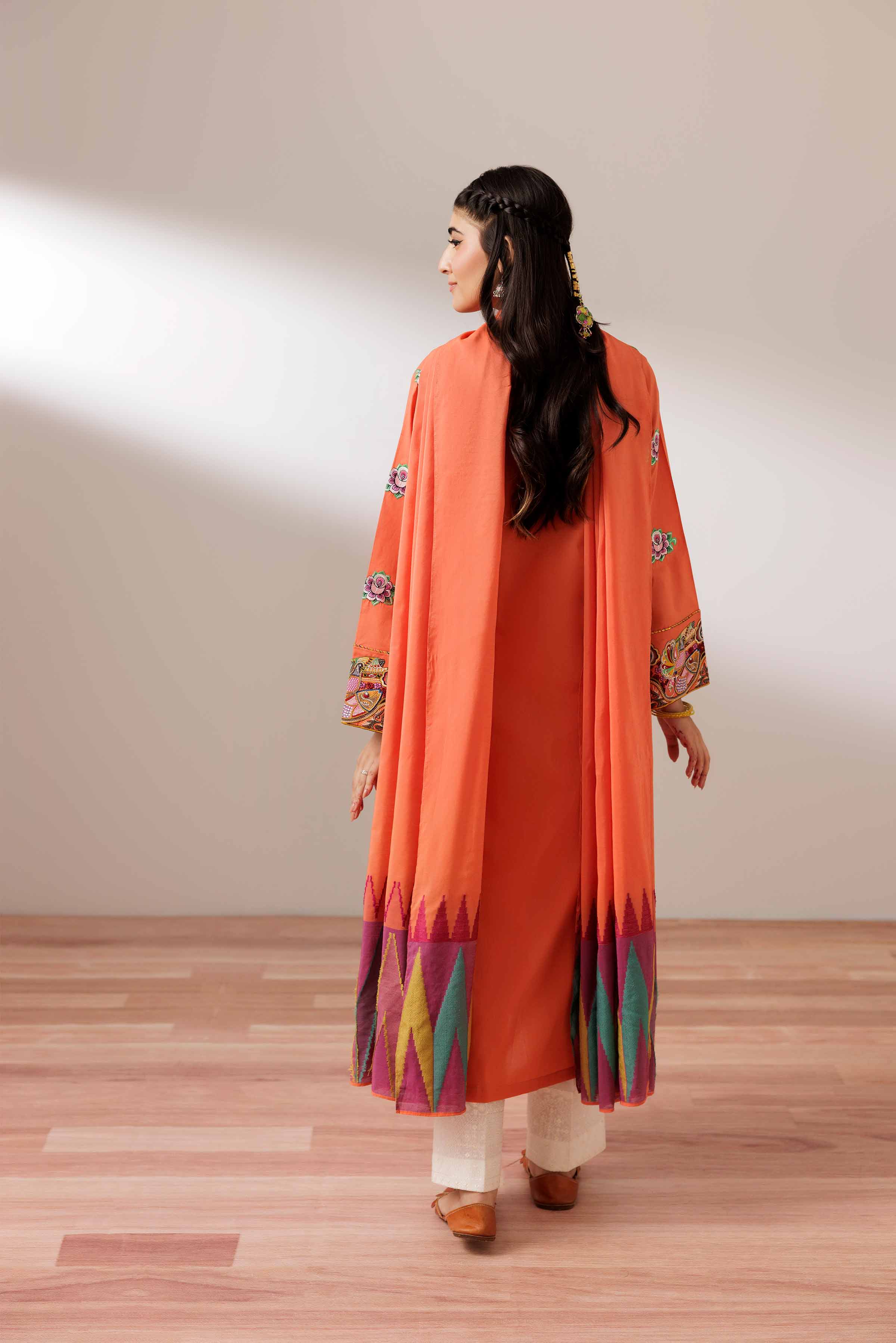 2 Piece - Embroidered Suit - PS25-199