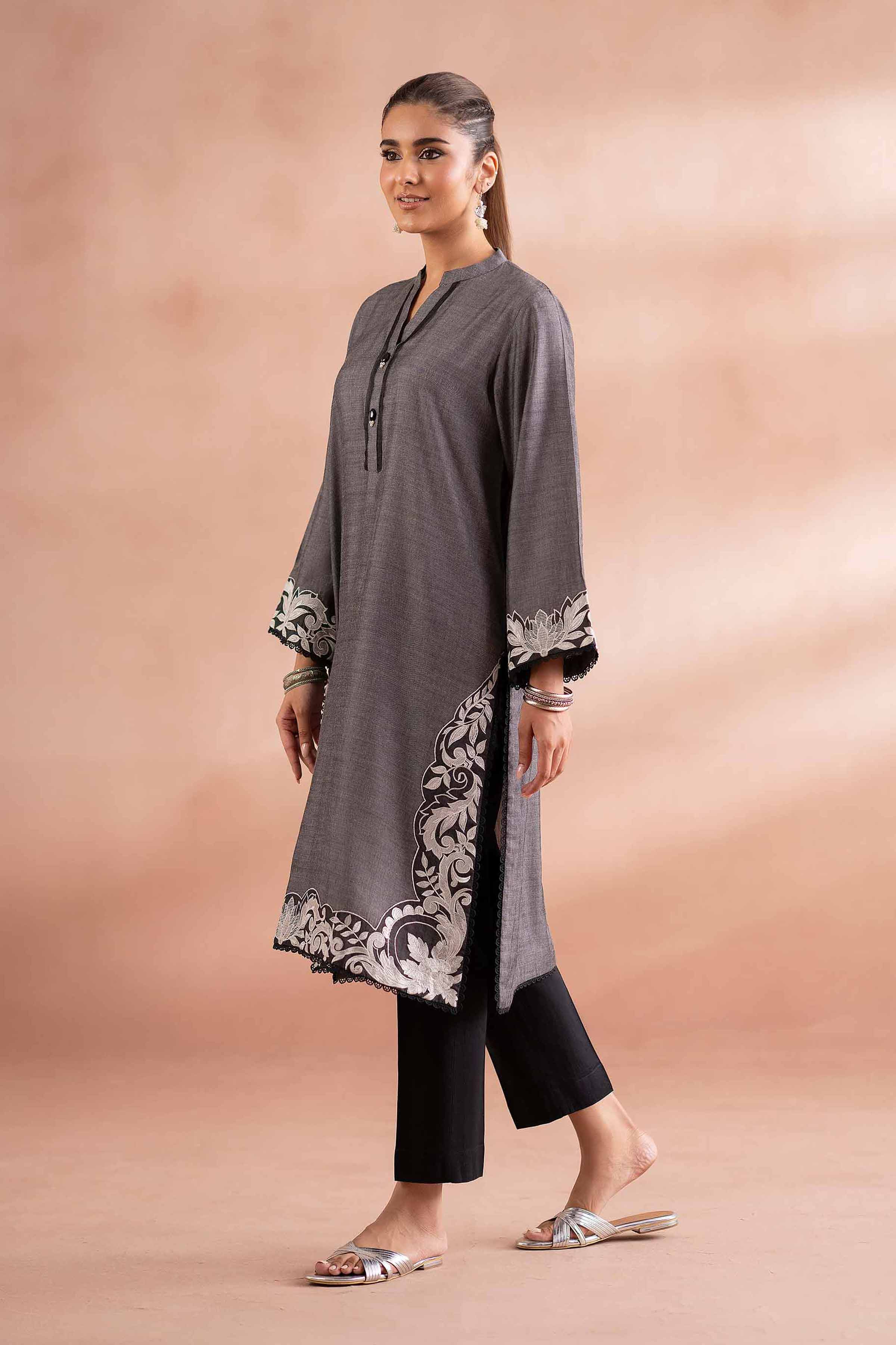 2 Piece - Embroidered Suit - PS25-211
