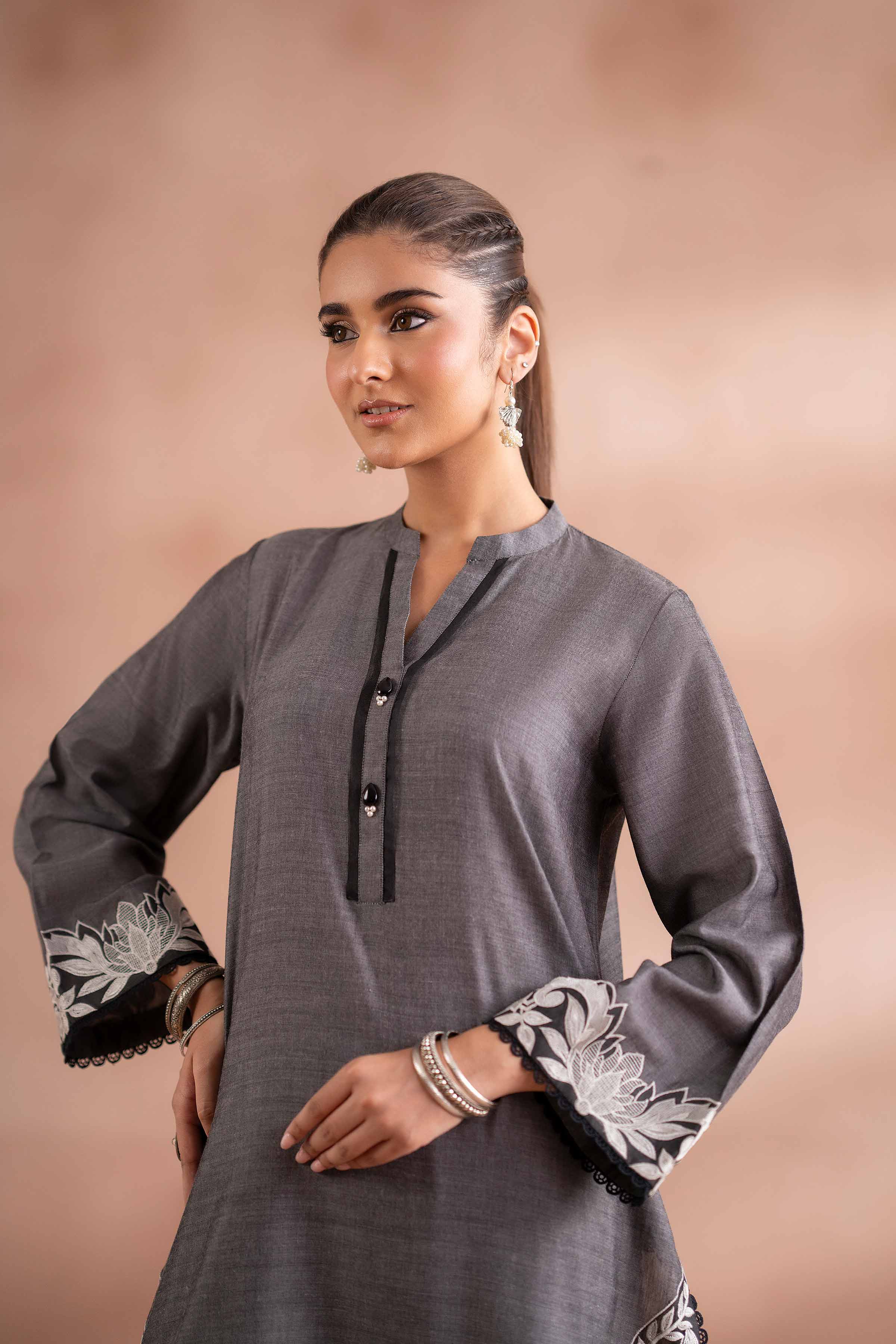 2 Piece - Embroidered Suit - PS25-211
