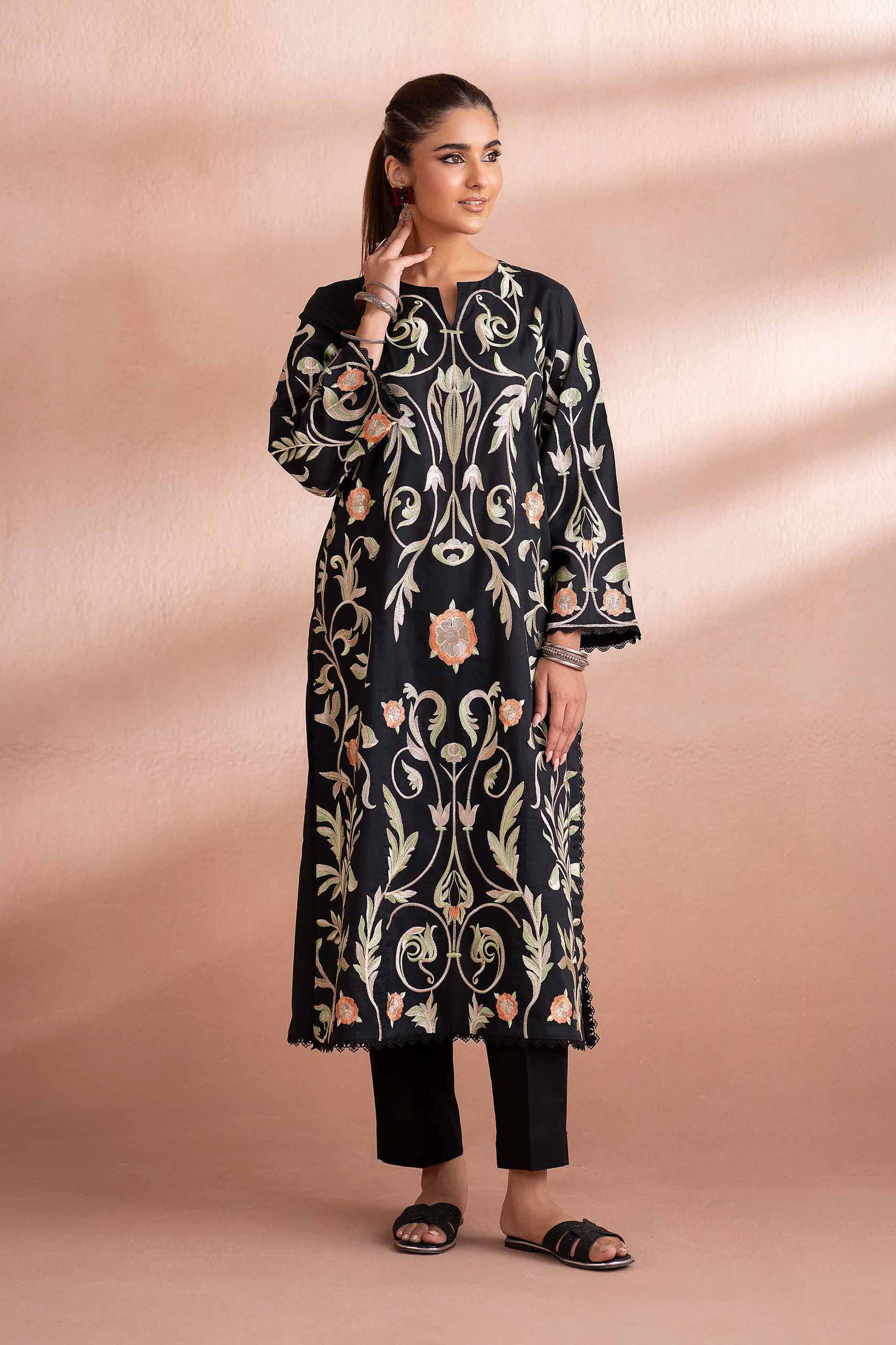 2 Piece - Embroidered Suit - PS25-213