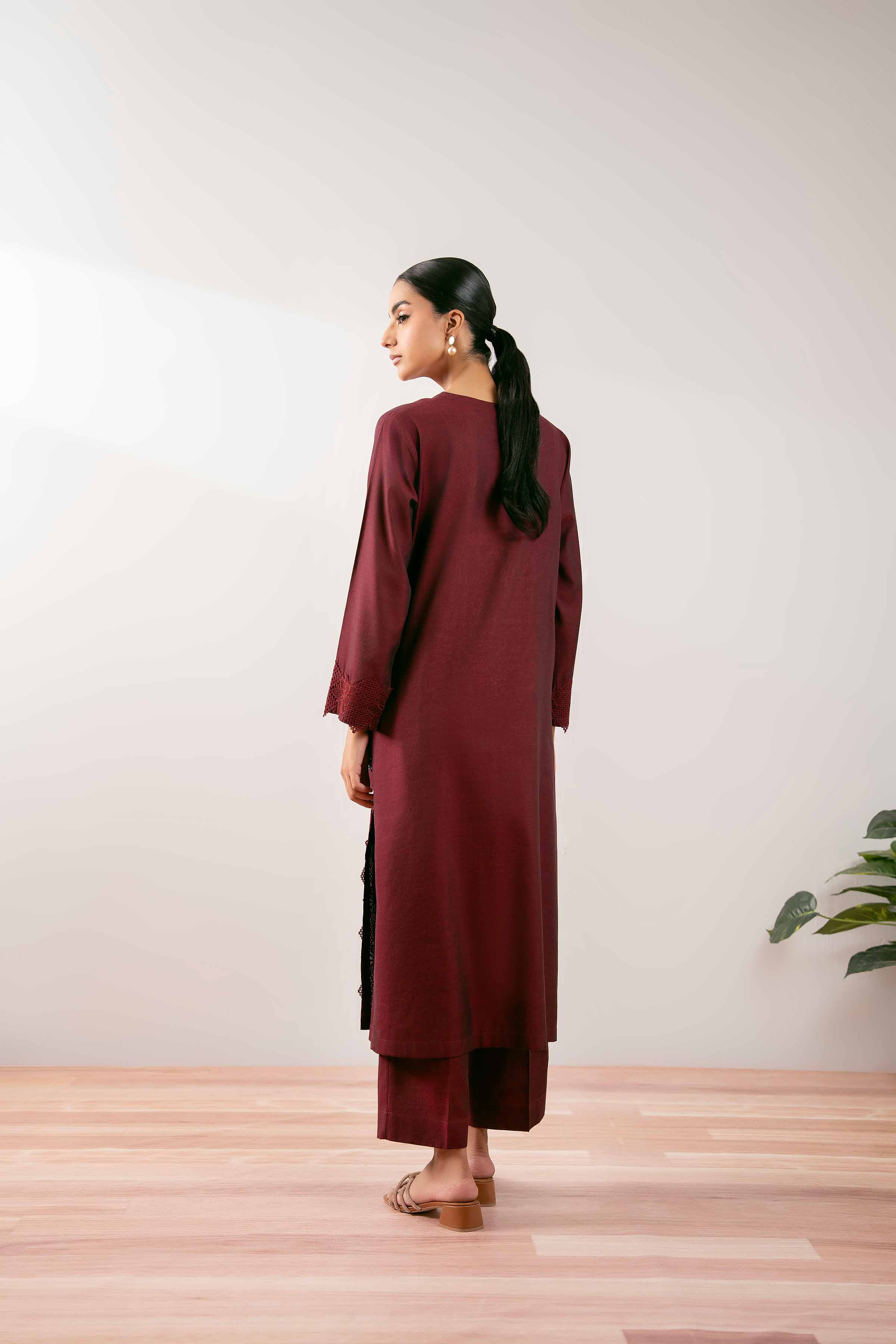 2 Piece - Embroidered Suit - PS25-254