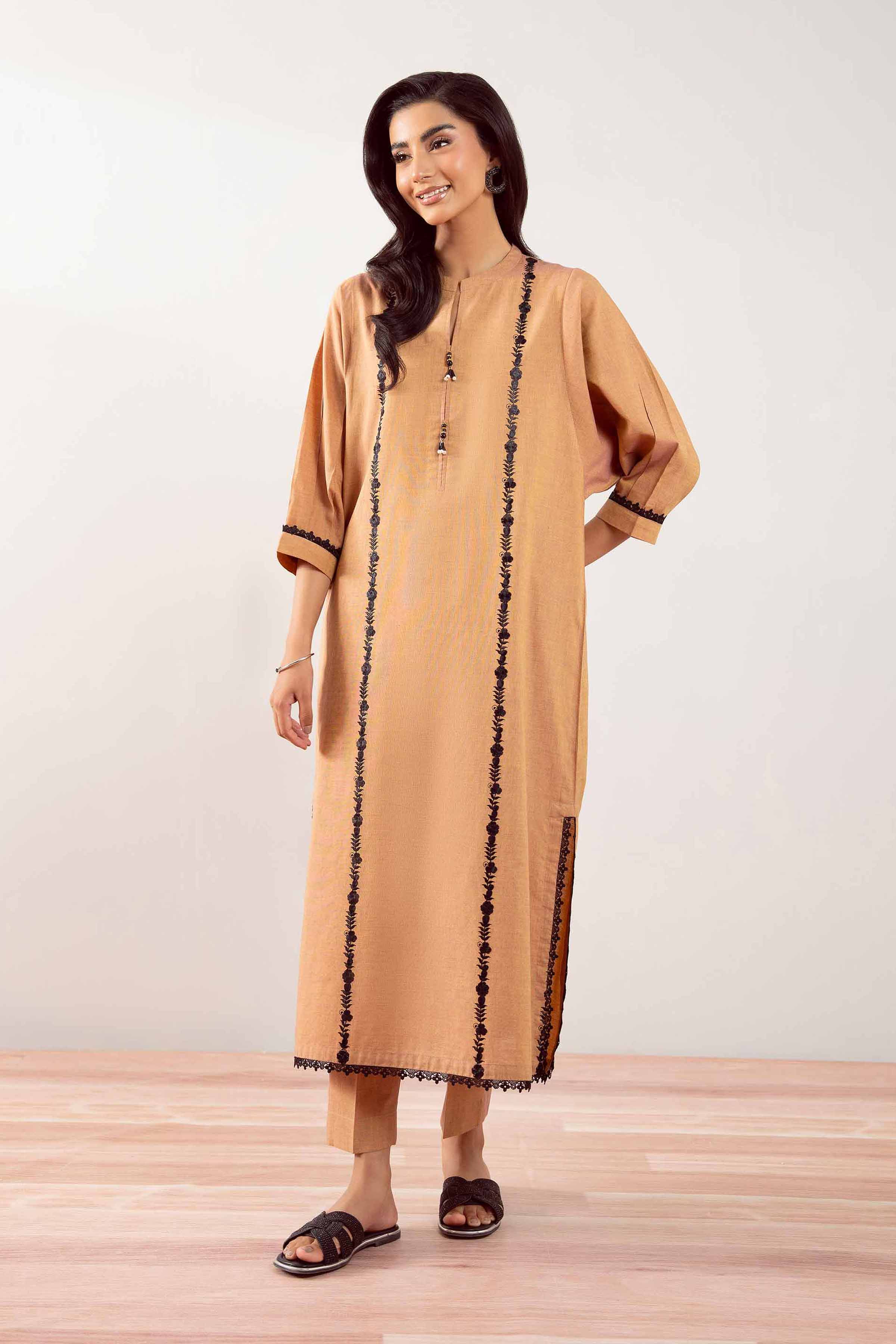 2 Piece - Embroidered Suit - PS25-81