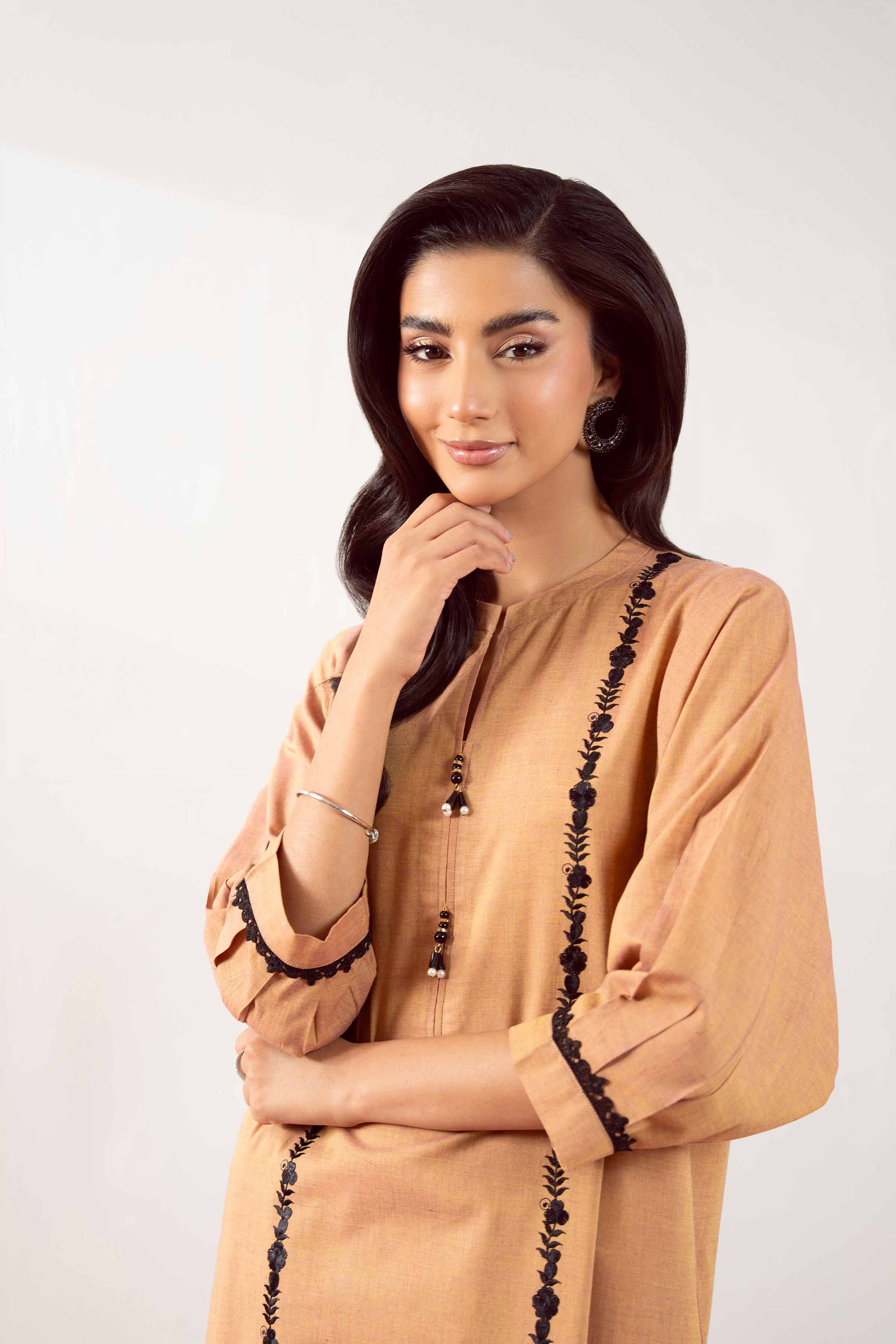 2 Piece - Embroidered Suit - PS25-81