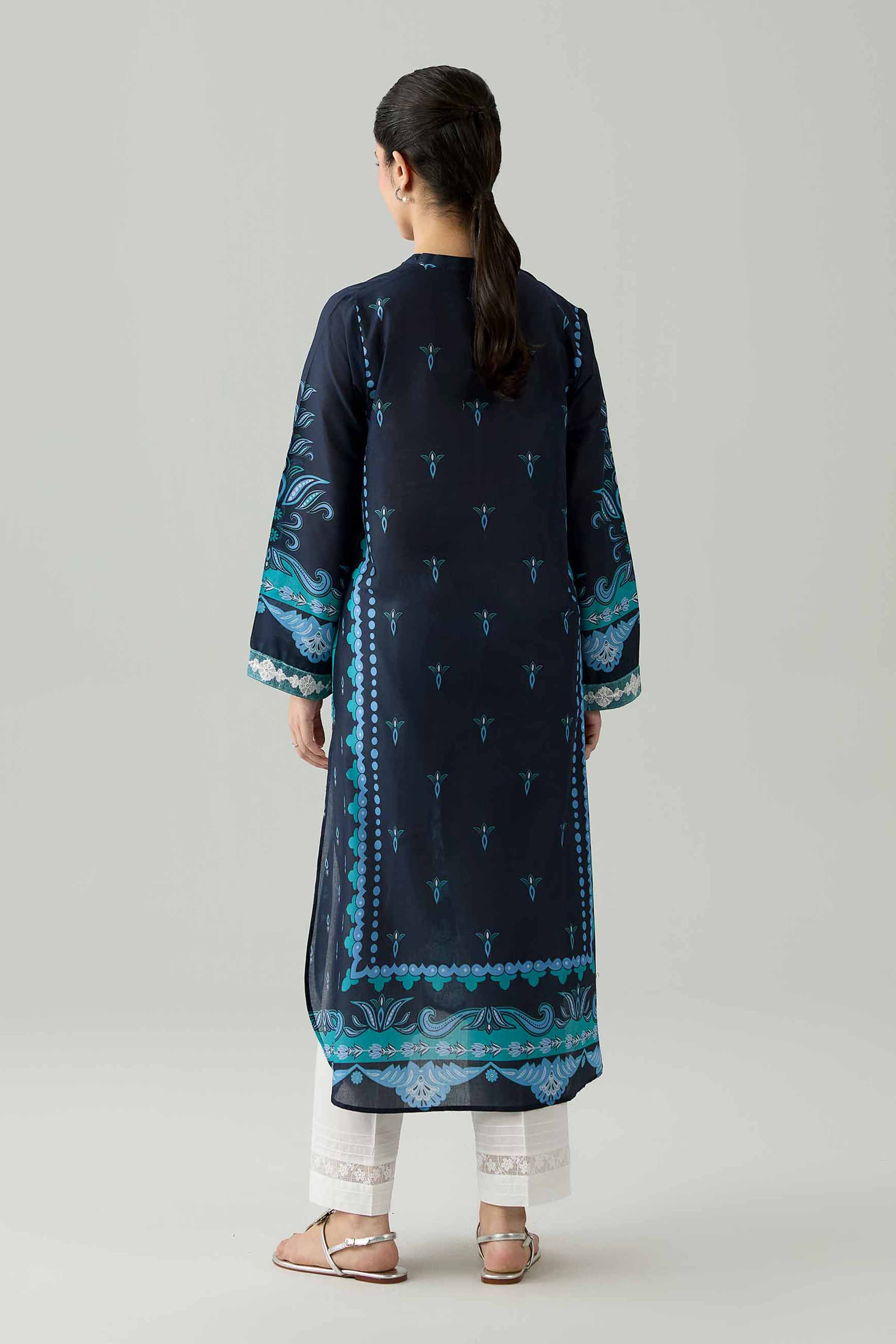 Printed Embroidered Shirt - PS26-08