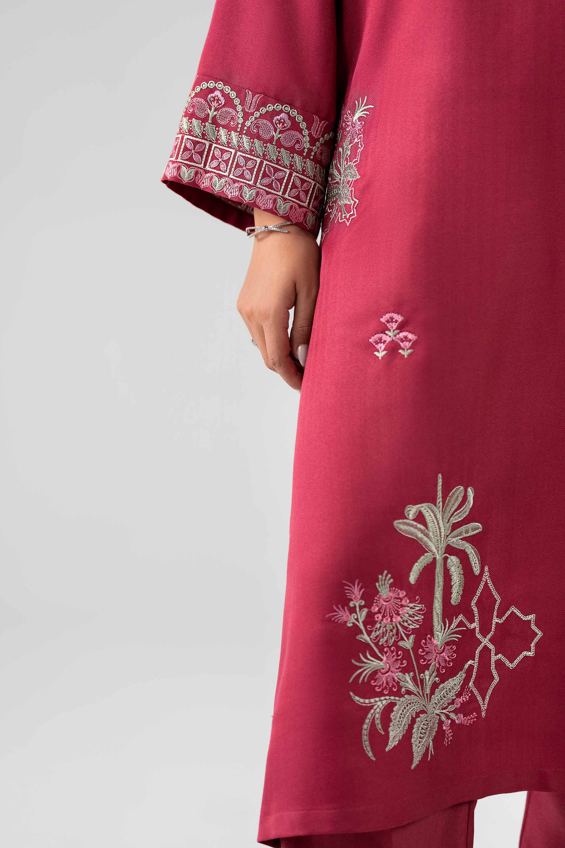 2 Piece - Embroidered Suit - PS26-163