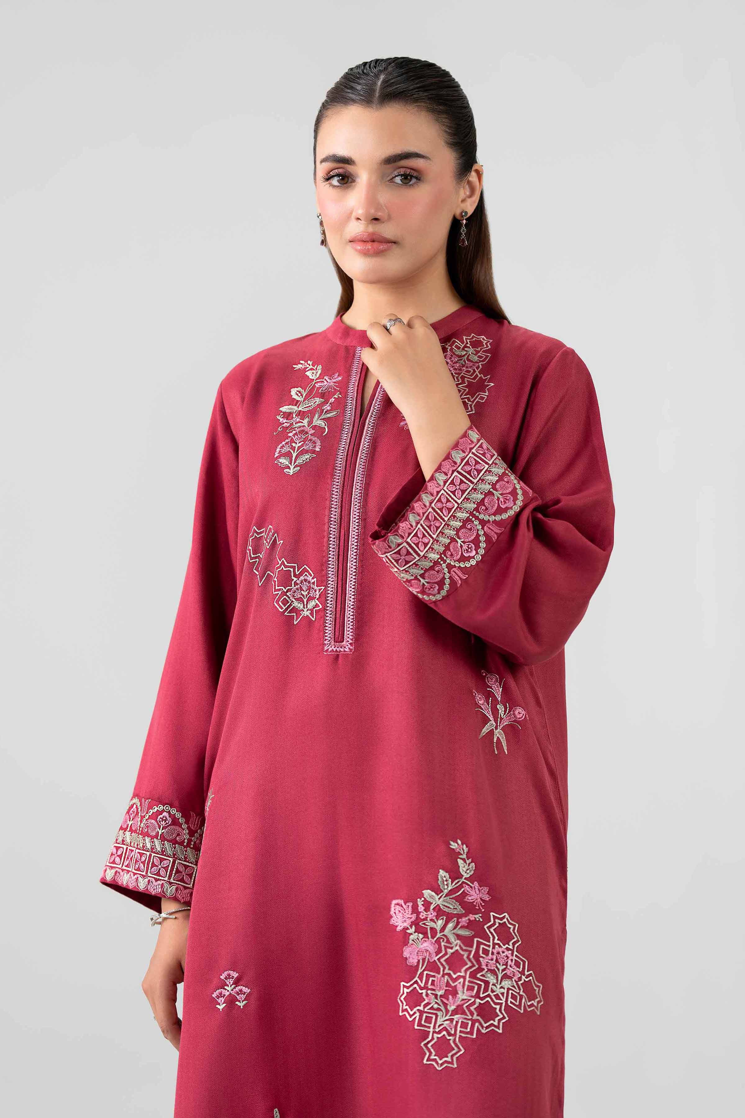 2 Piece - Embroidered Suit - PS26-163