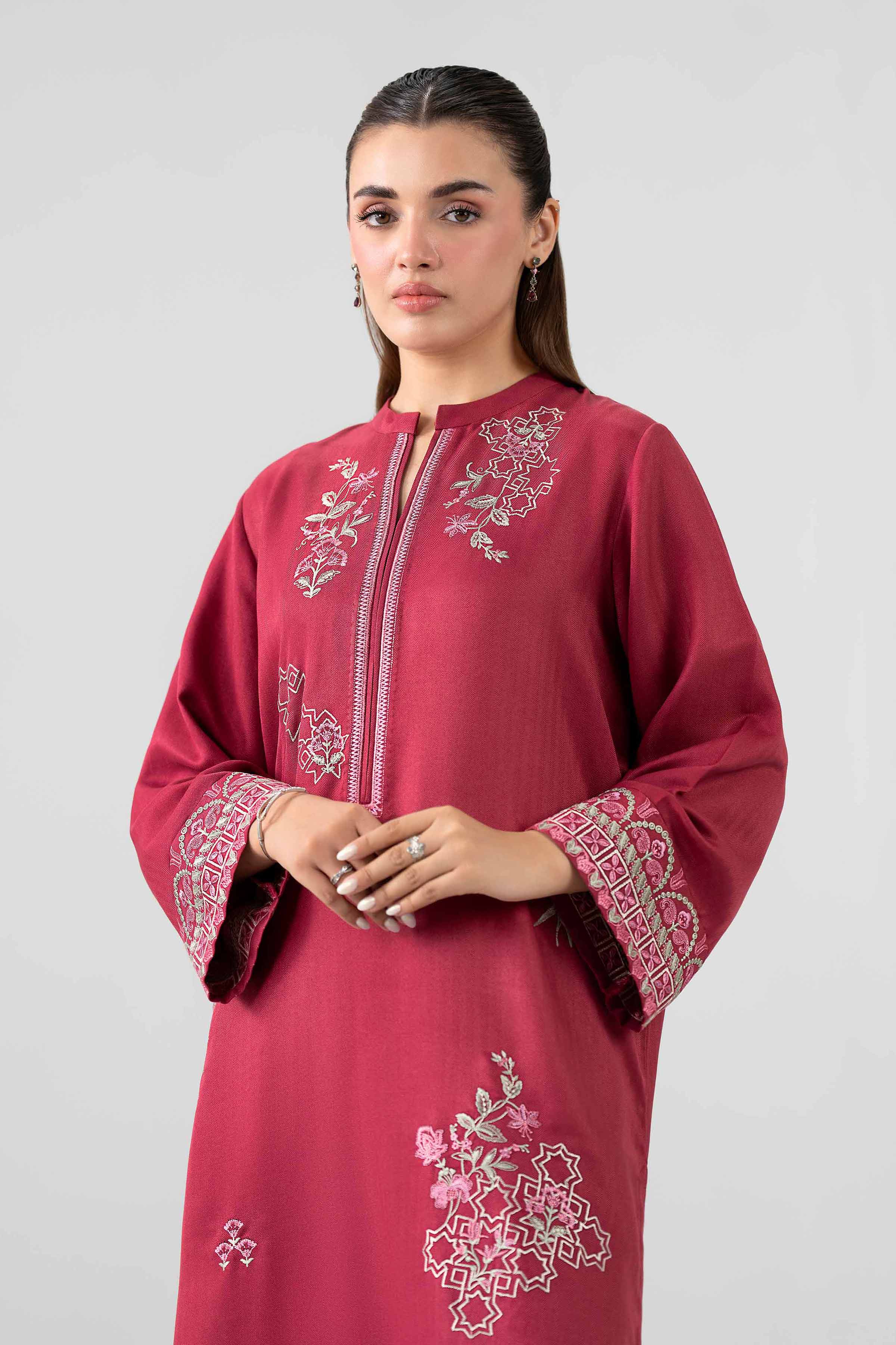 2 Piece - Embroidered Suit - PS26-163