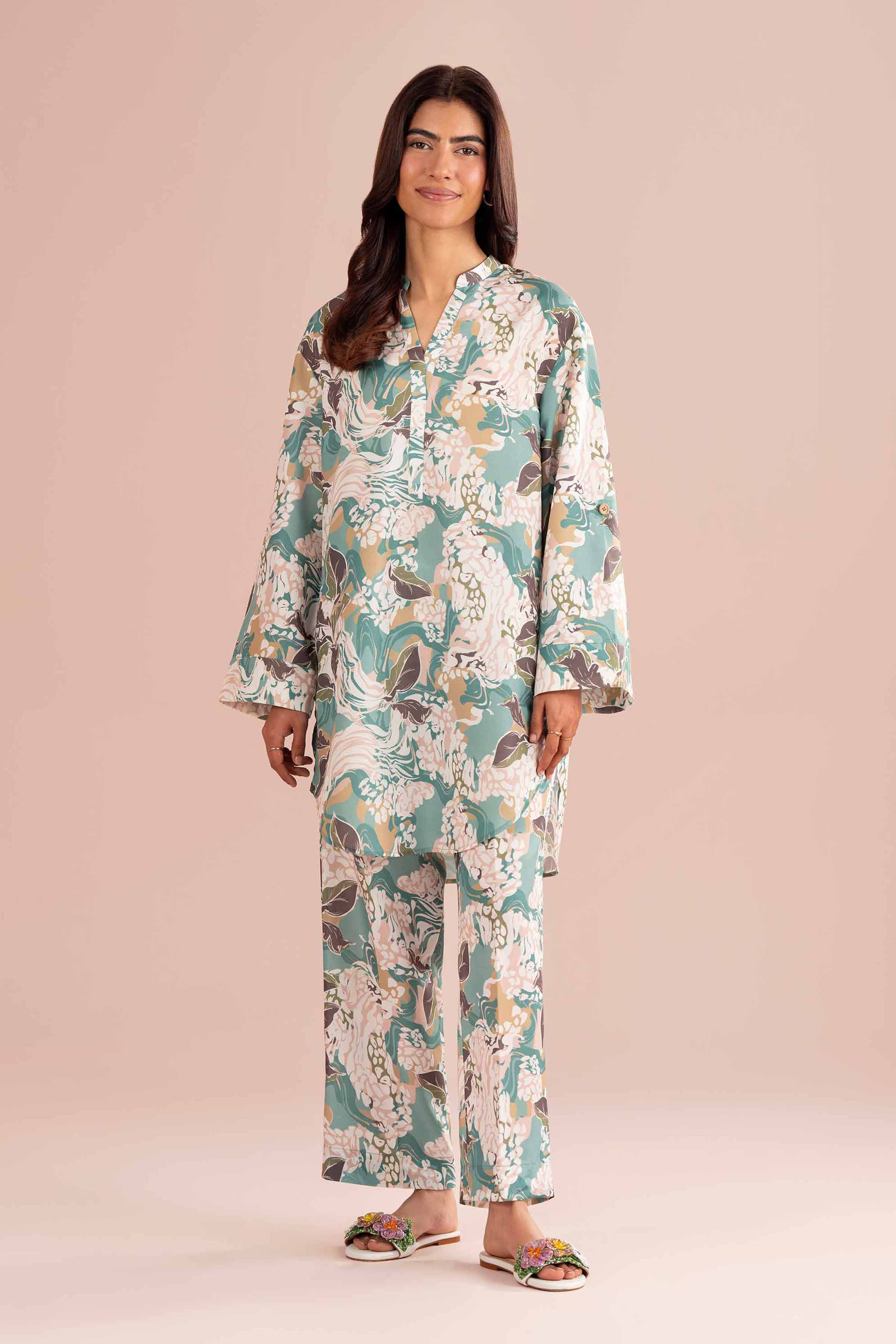 2 Piece - Printed Suit - PS26-71