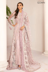 EMBROIDERED NET CH08-01 UNSTITCHED