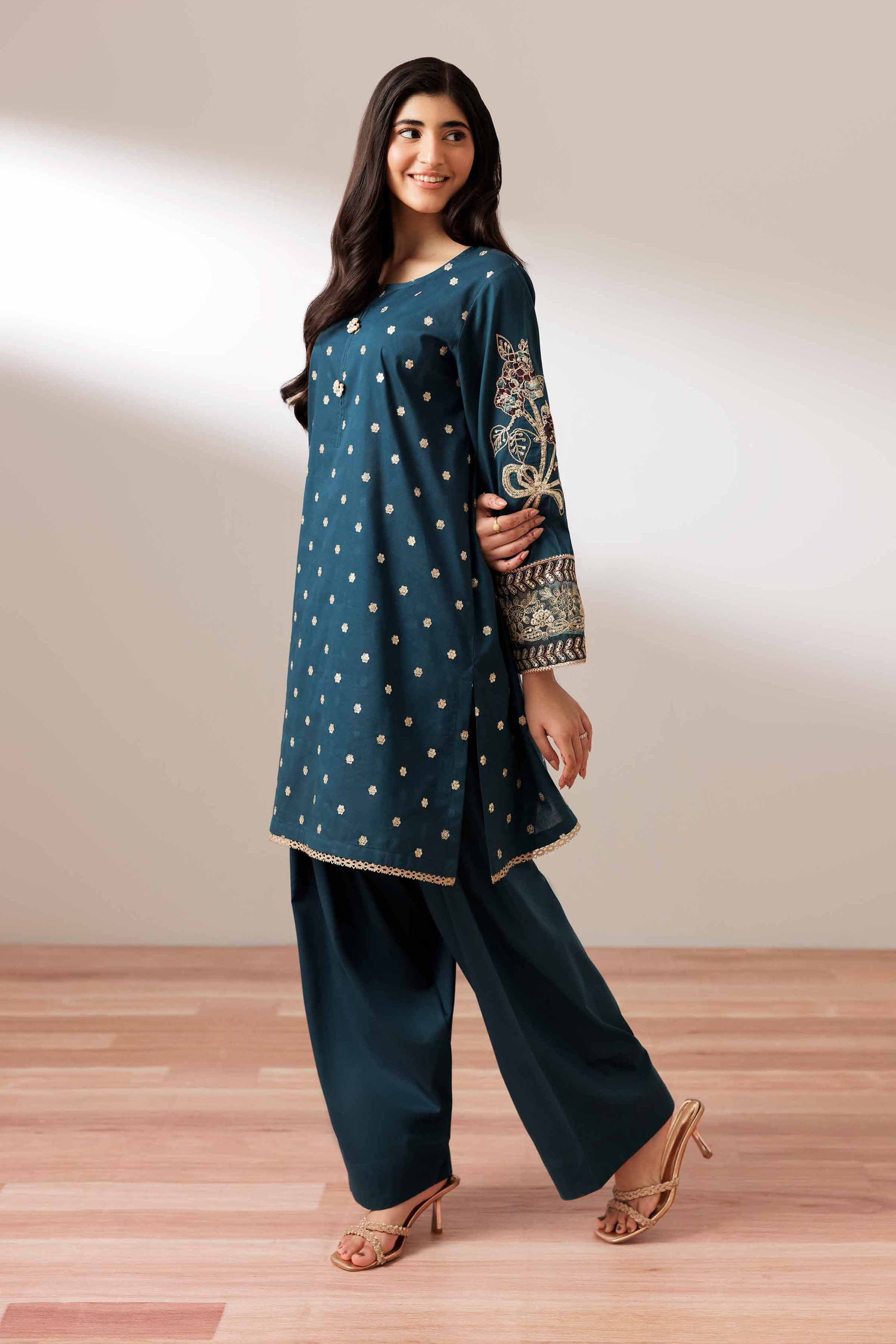 2 Piece - Embroidered Suit - PUS25-67