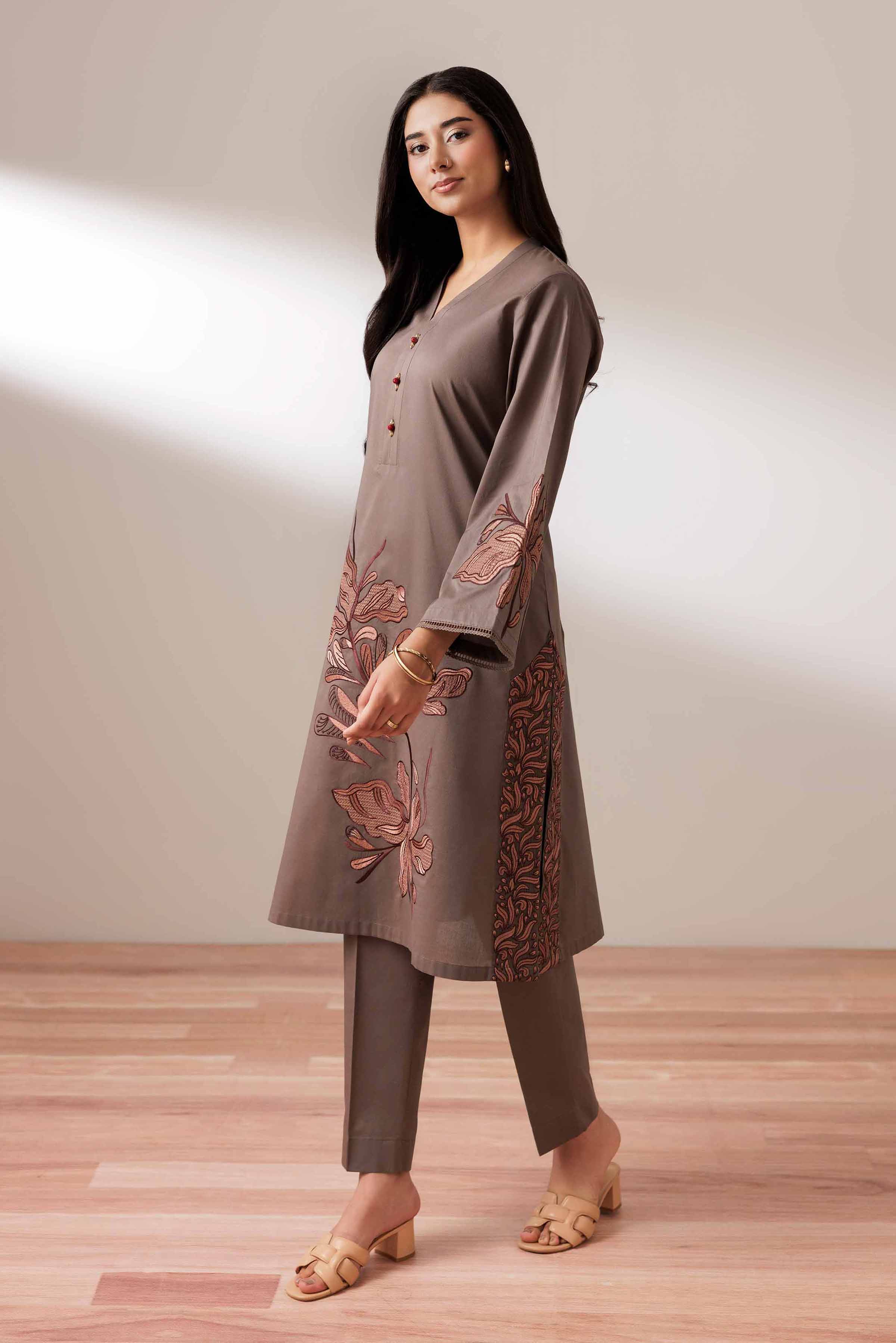 2 Piece - Embroidered Suit - PUS25-68