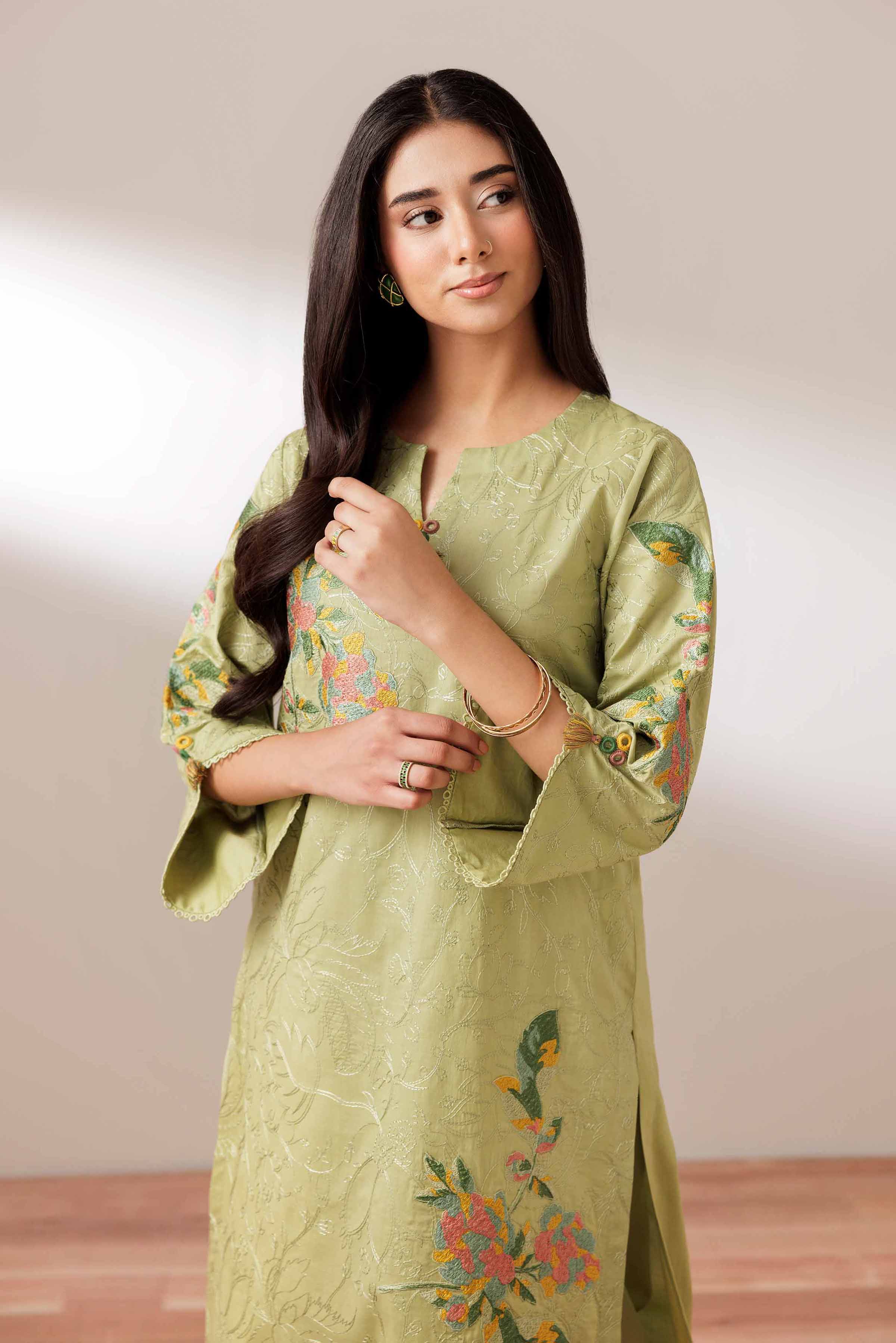 2 Piece - Embroidered Suit - PUS25-72