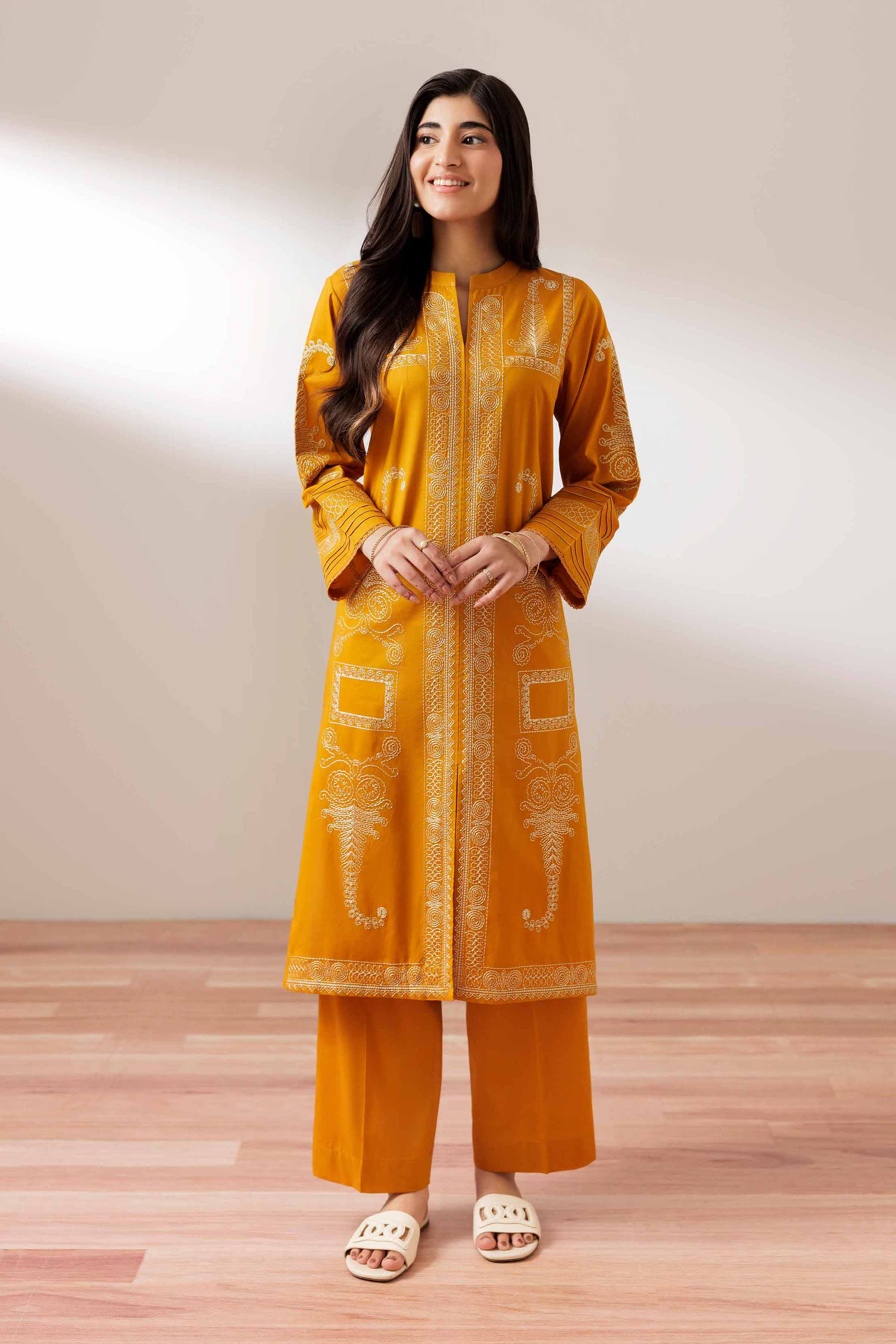 2 Piece - Embroidered Suit - PUS25-74