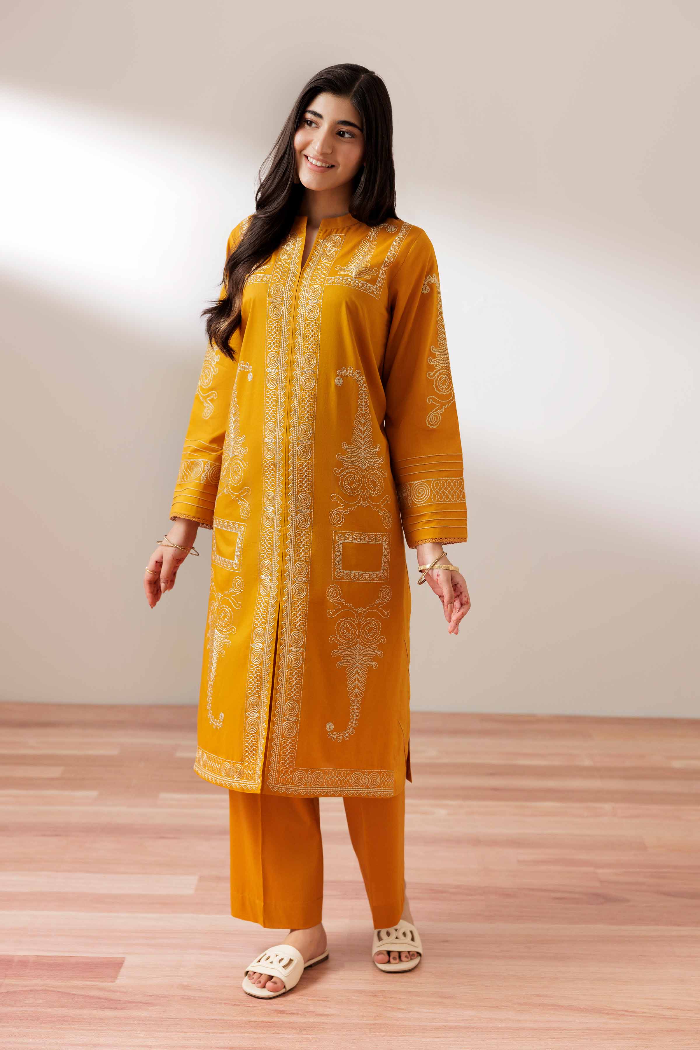 2 Piece - Embroidered Suit - PUS25-74