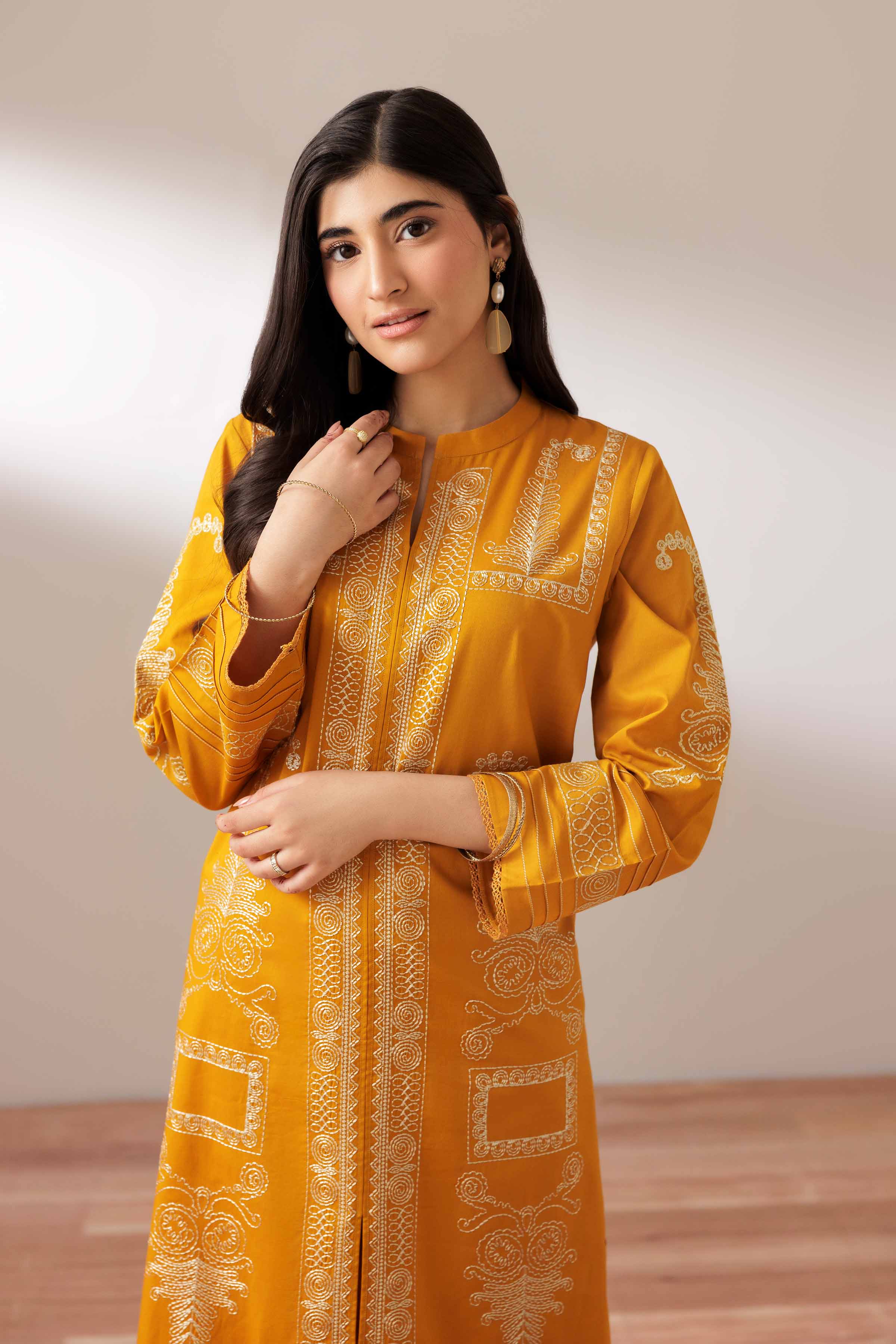 2 Piece - Embroidered Suit - PUS25-74