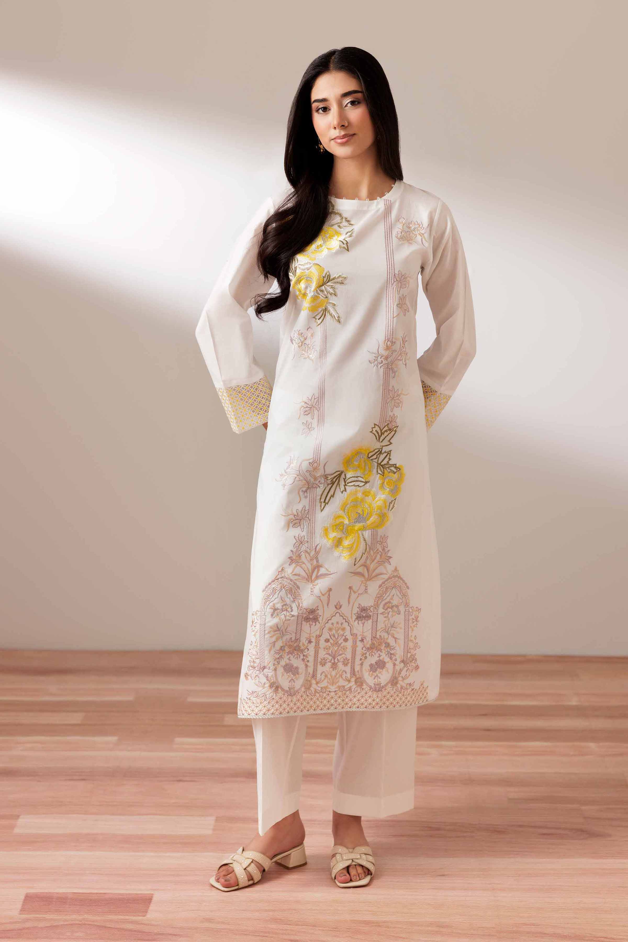2 Piece - Embroidered Suit - PUS25-75