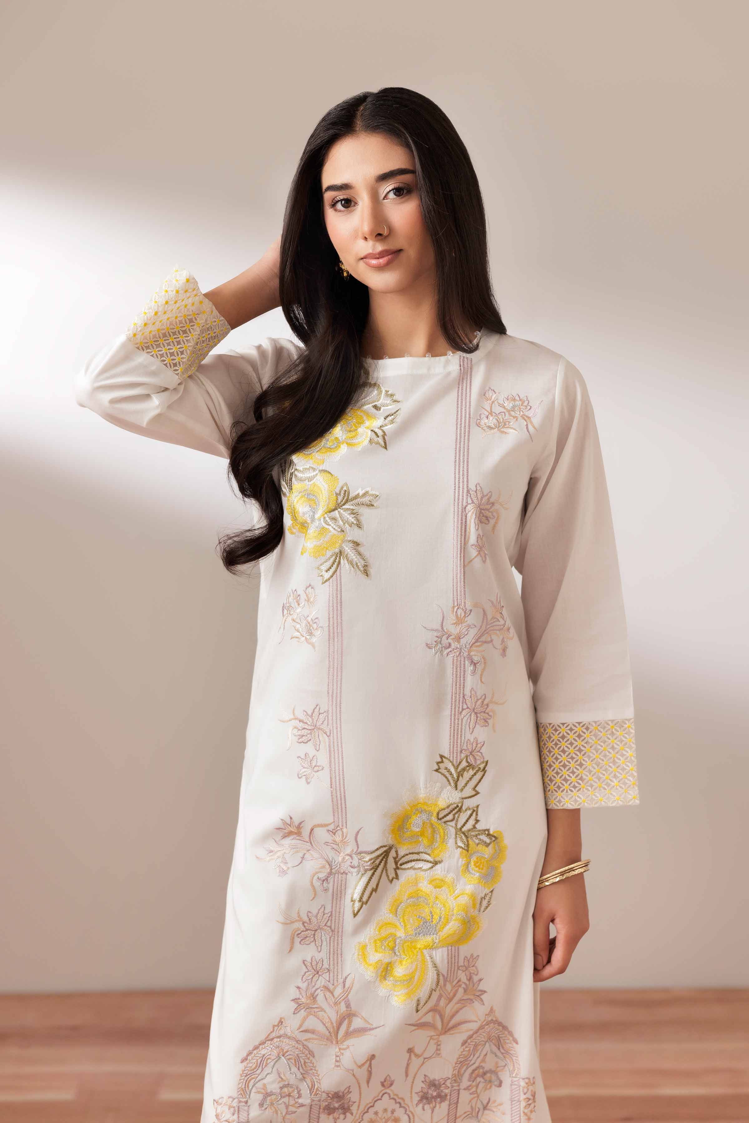 2 Piece - Embroidered Suit - PUS25-75