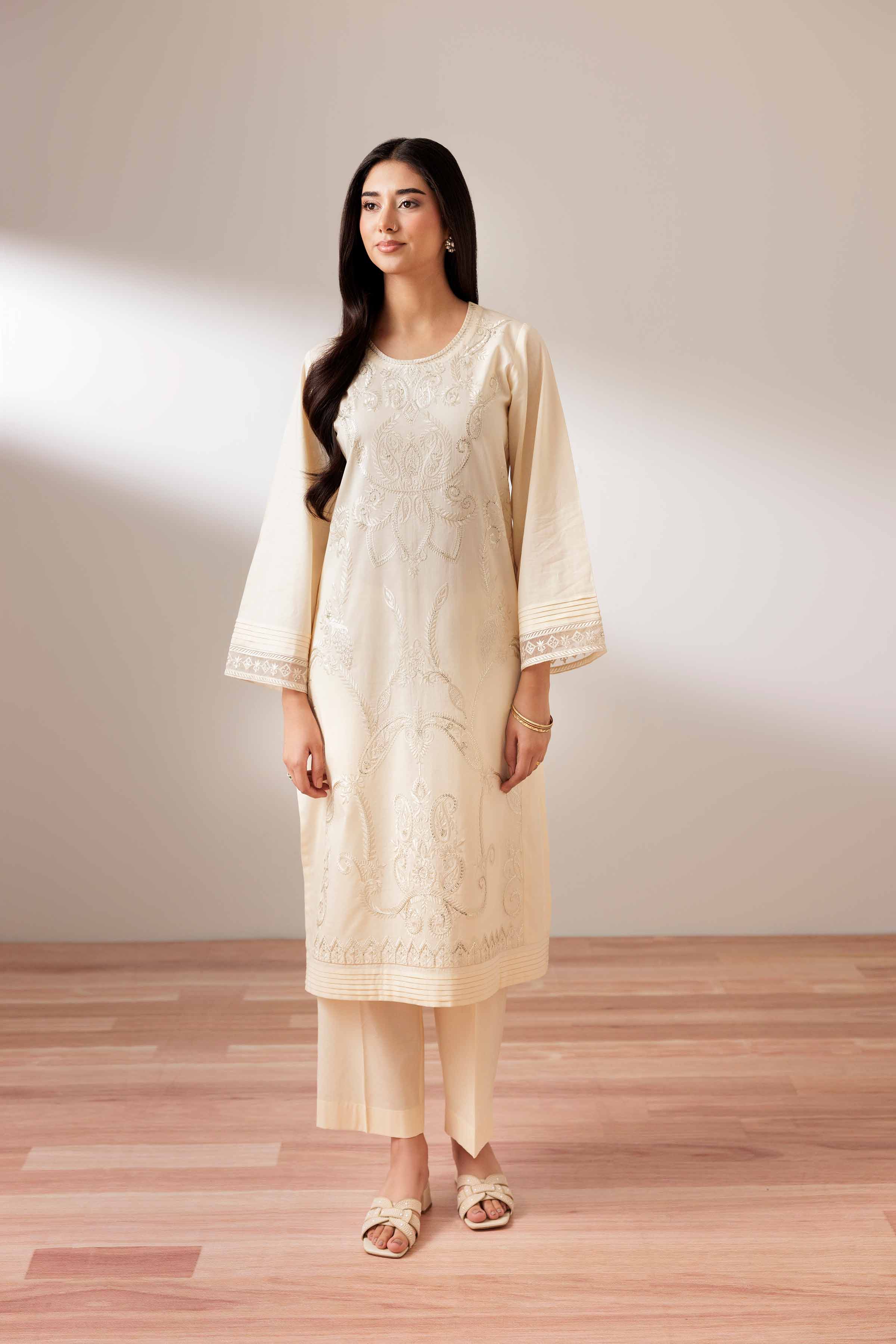 2 Piece - Embroidered Suit - PUS25-76