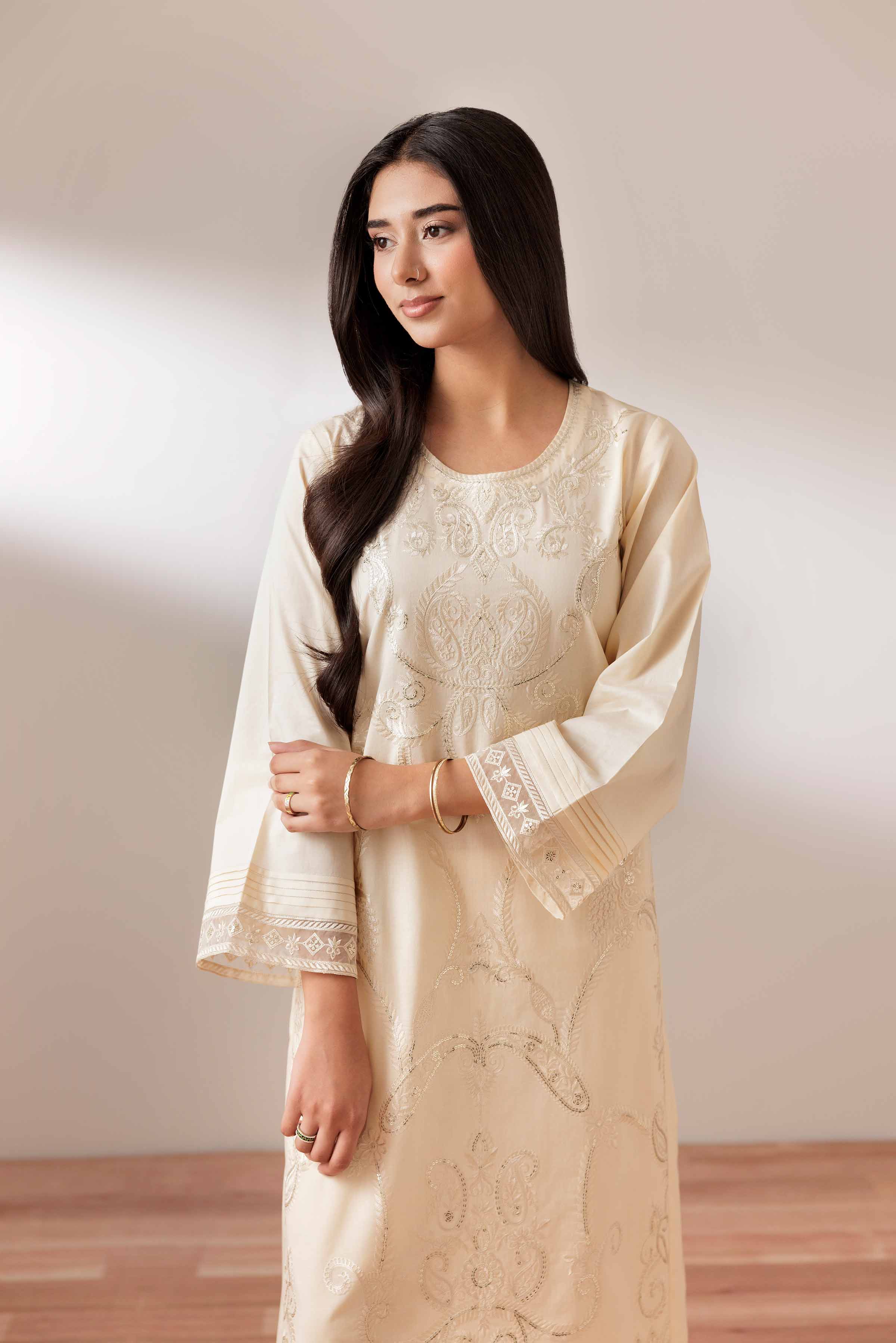 2 Piece - Embroidered Suit - PUS25-76
