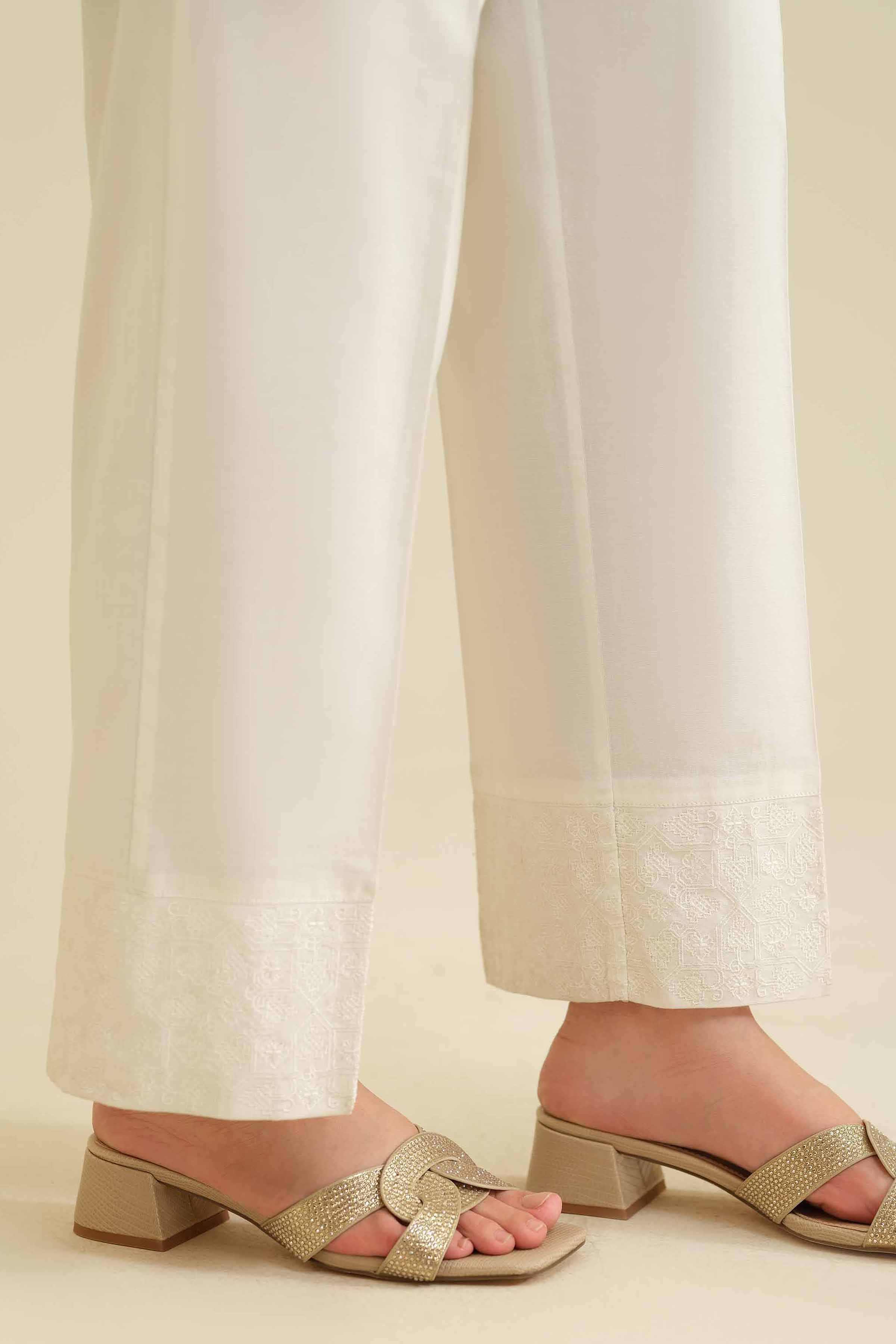 Embroidered Trousers - PW25-103