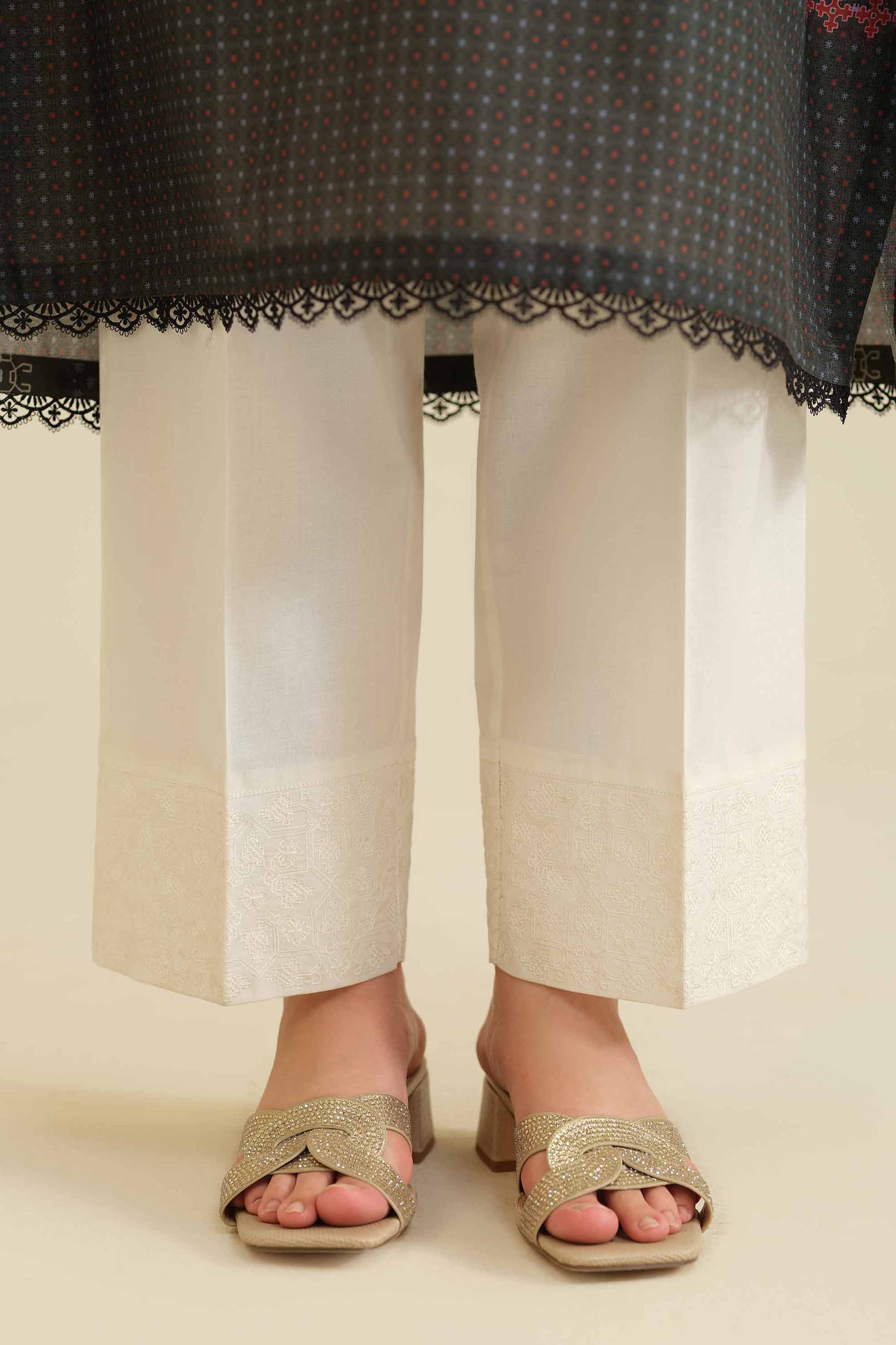 Embroidered Trousers - PW25-103