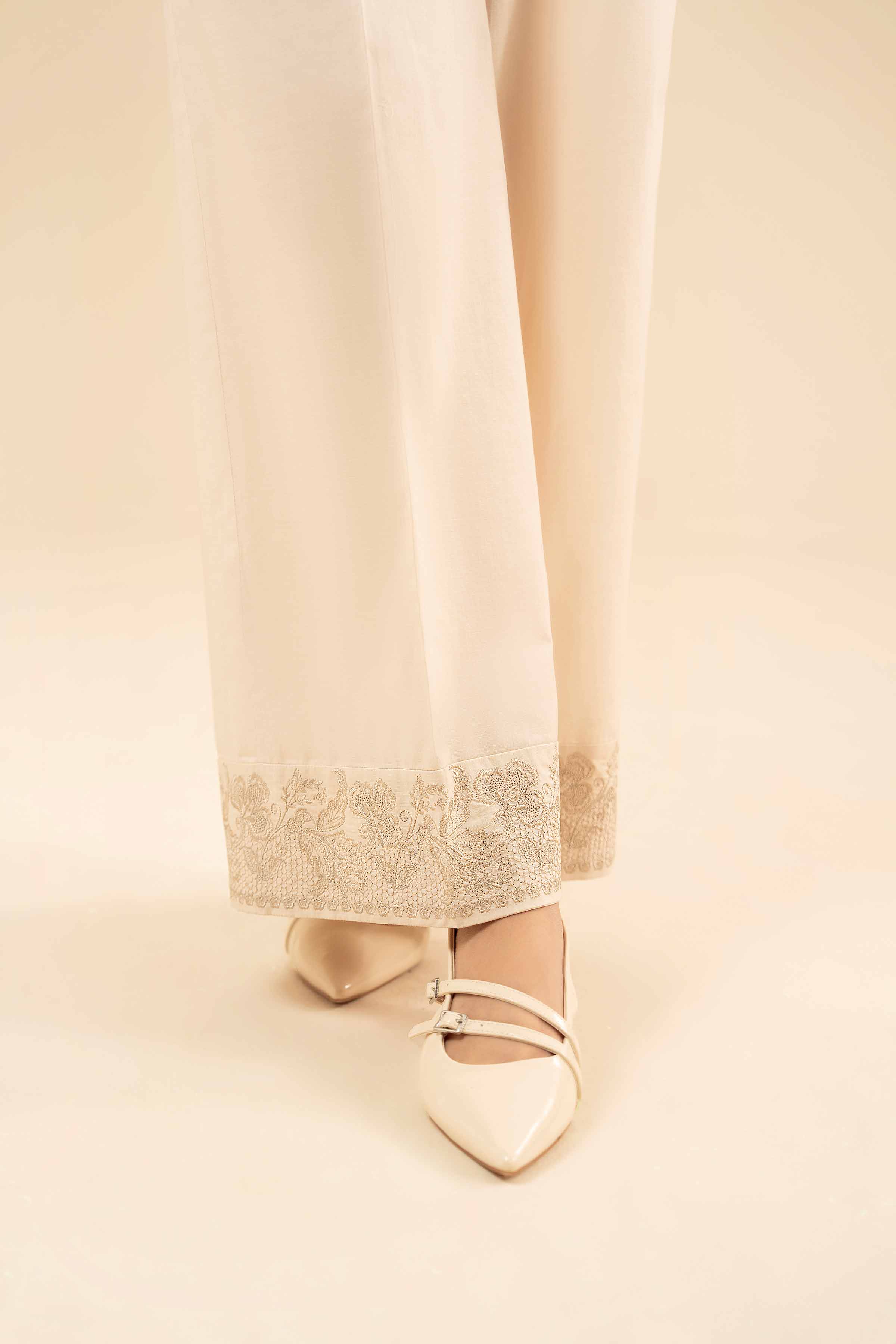 Embroidered Trousers - PW25-113